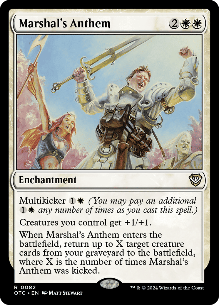 Marshal's Anthem — Outlaws of Thunder Junction Commander — Magic: The Gathering