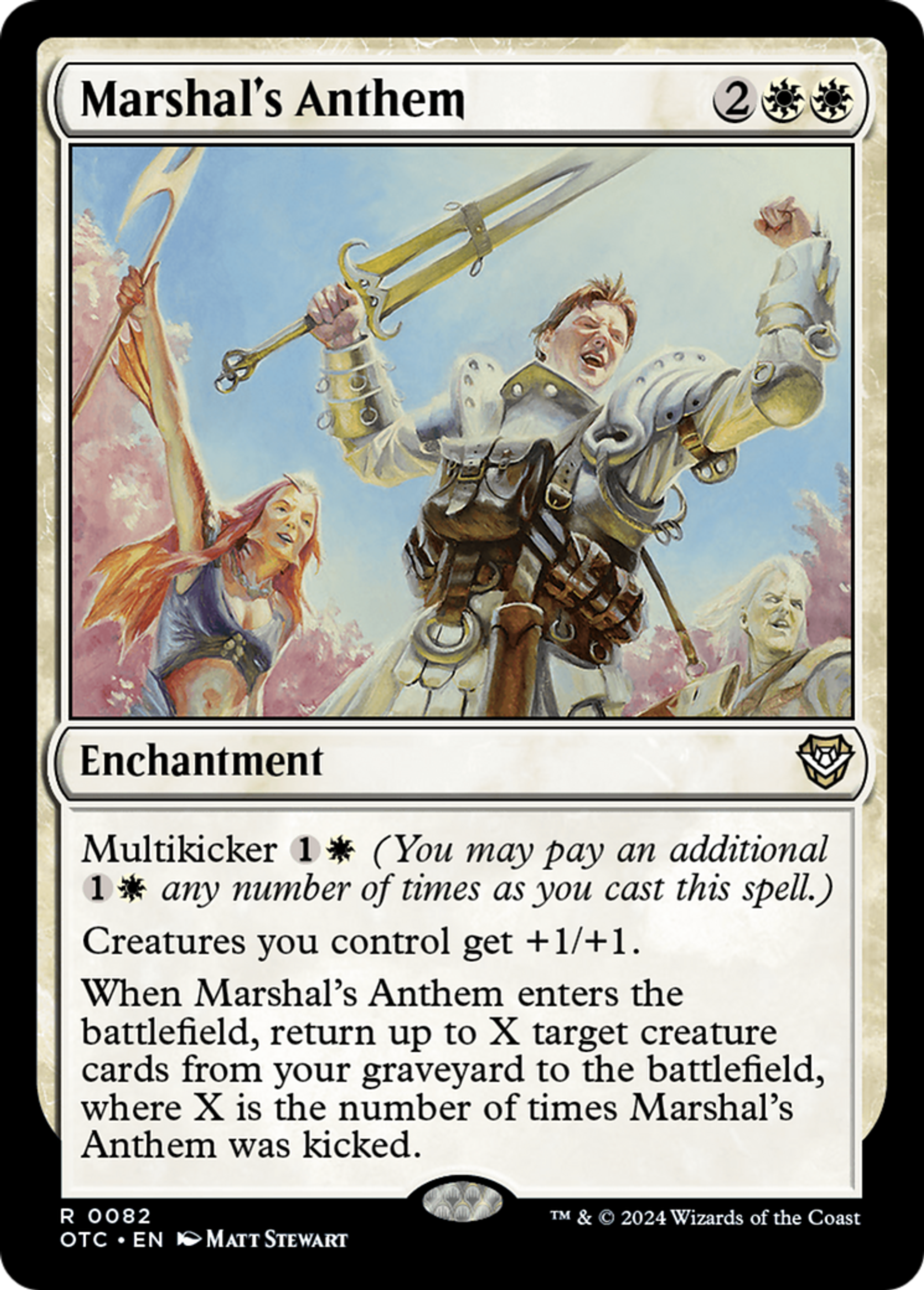 Antienne du maréchal — Outlaws of Thunder Junction Commander — Magic: The Gathering