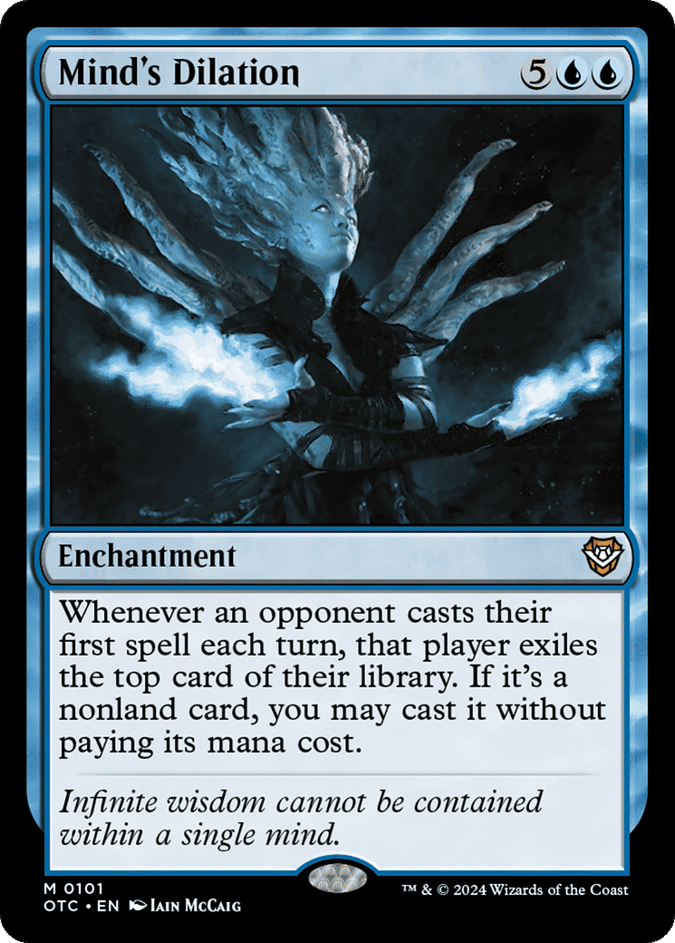 Mind's Dilation — Outlaws of Thunder Junction Commander — Magic: The Gathering
