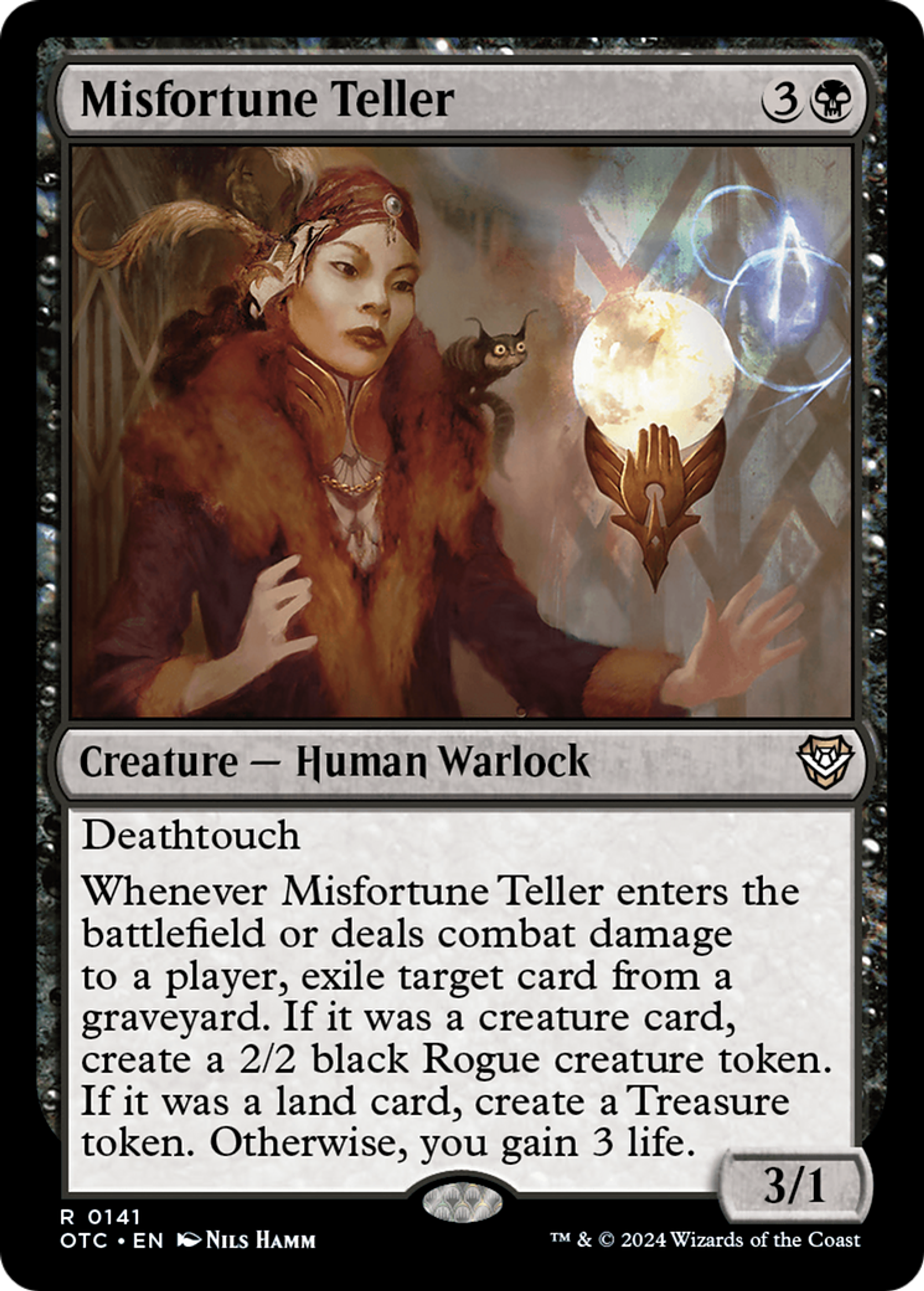 Diseuse de mauvaise aventure — Outlaws of Thunder Junction Commander — Magic: The Gathering