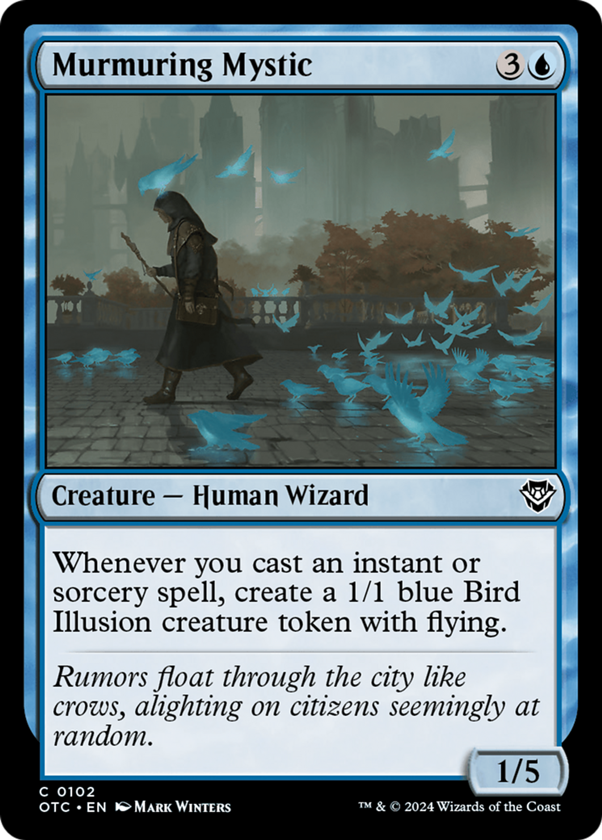 Mystique bruissant — Outlaws of Thunder Junction Commander — Magic: The Gathering