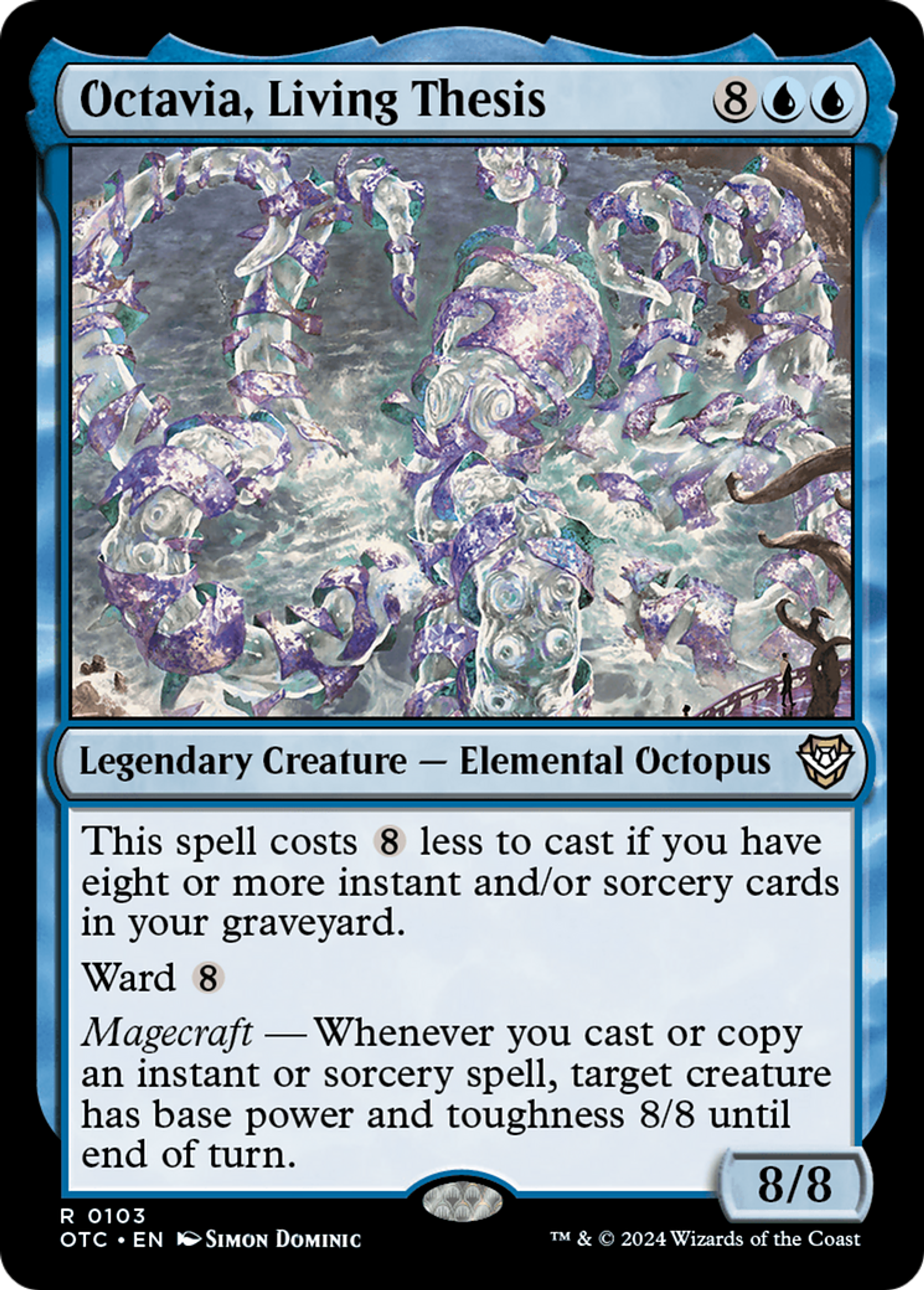 Octavia, thèse vivante — Outlaws of Thunder Junction Commander — Magic: The Gathering