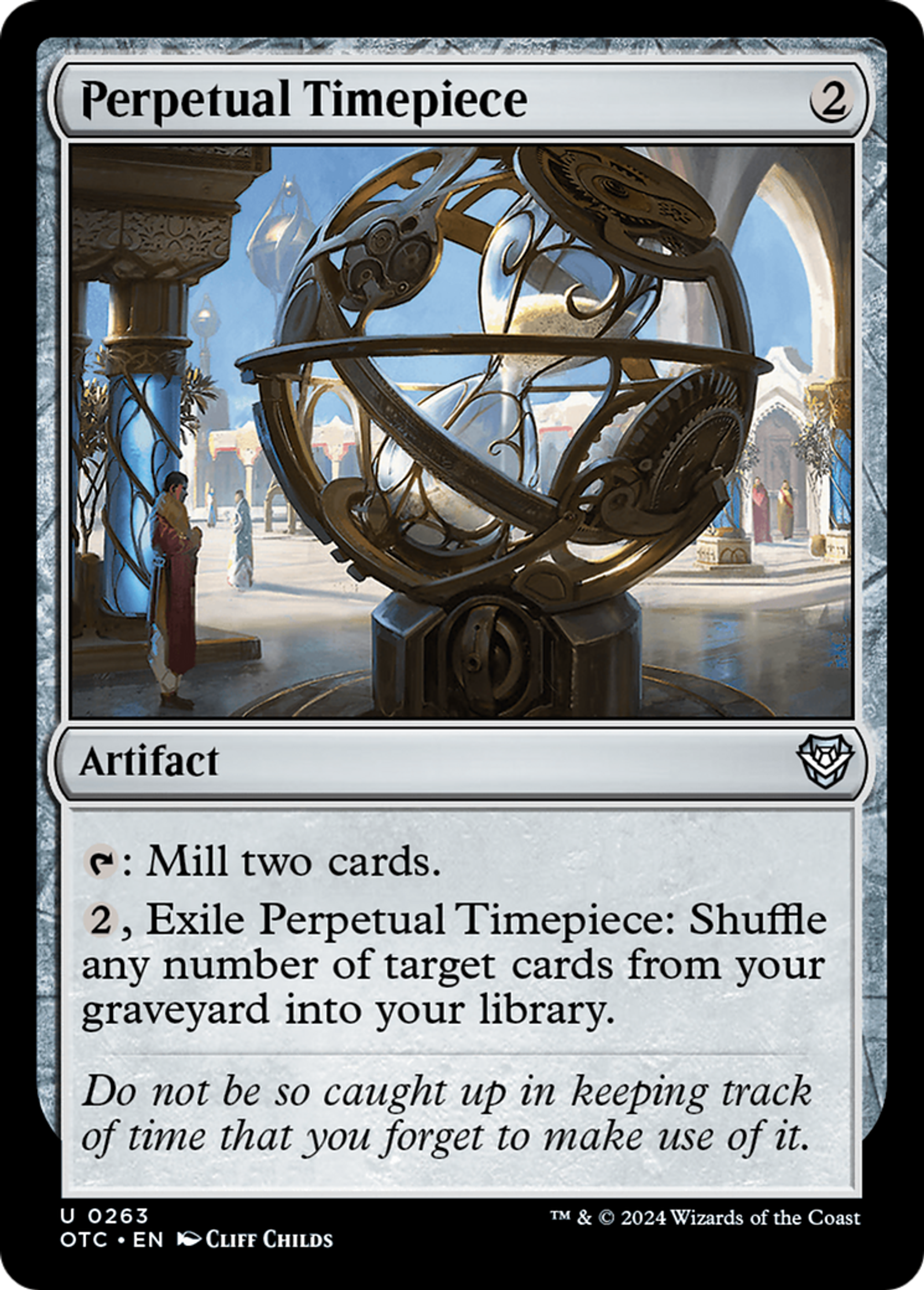 Sablier perpétuel — Outlaws of Thunder Junction Commander — Magic: The Gathering