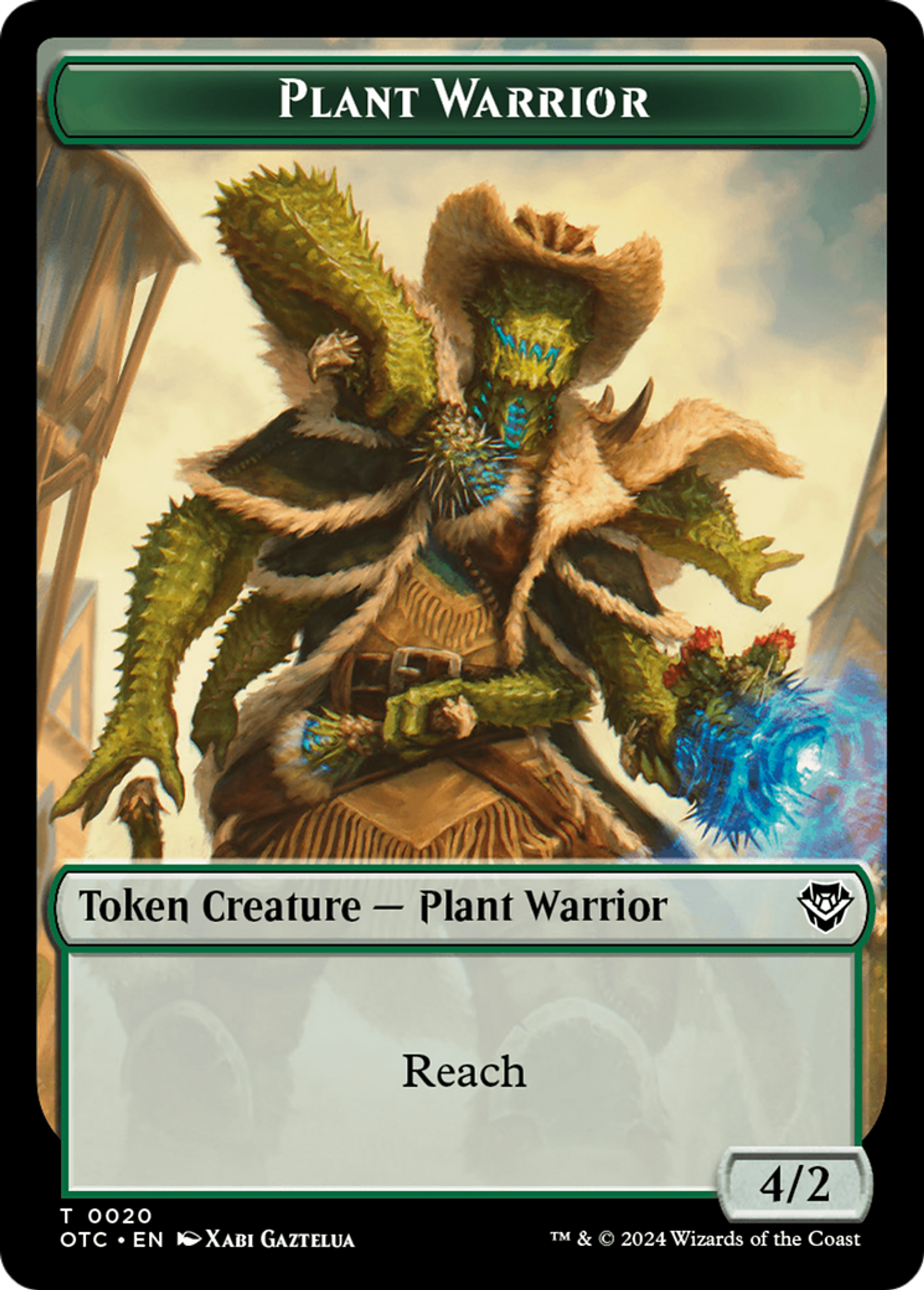 Plant Warrior — Outlaws of Thunder Junction Commander — Magic: The Gathering
