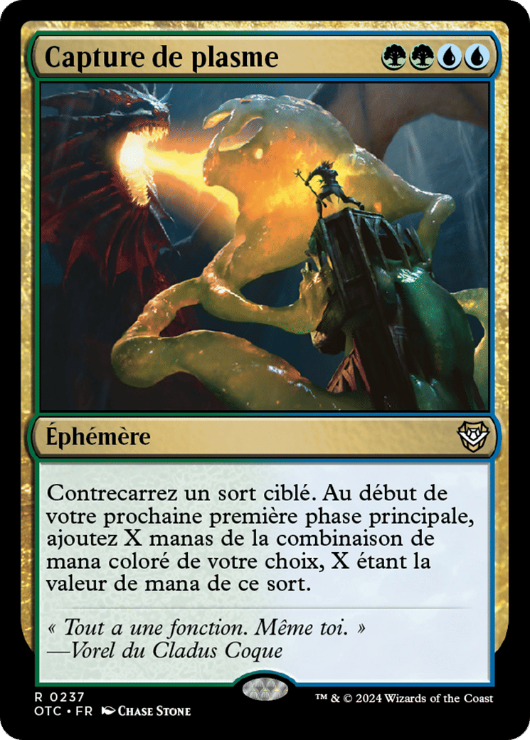 Capture de plasme — Outlaws of Thunder Junction Commander — Magic: The Gathering