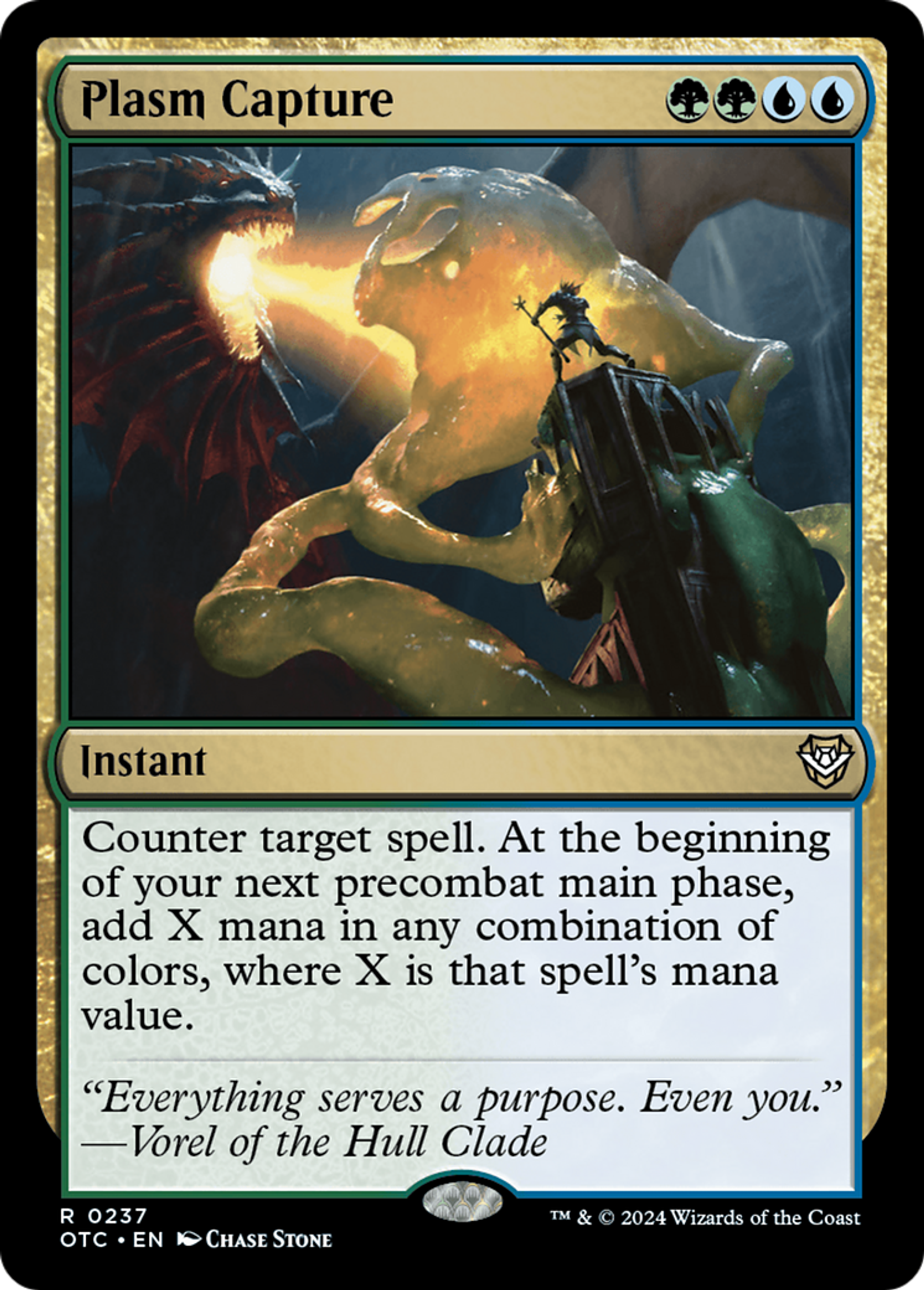 Capture de plasme — Outlaws of Thunder Junction Commander — Magic: The Gathering