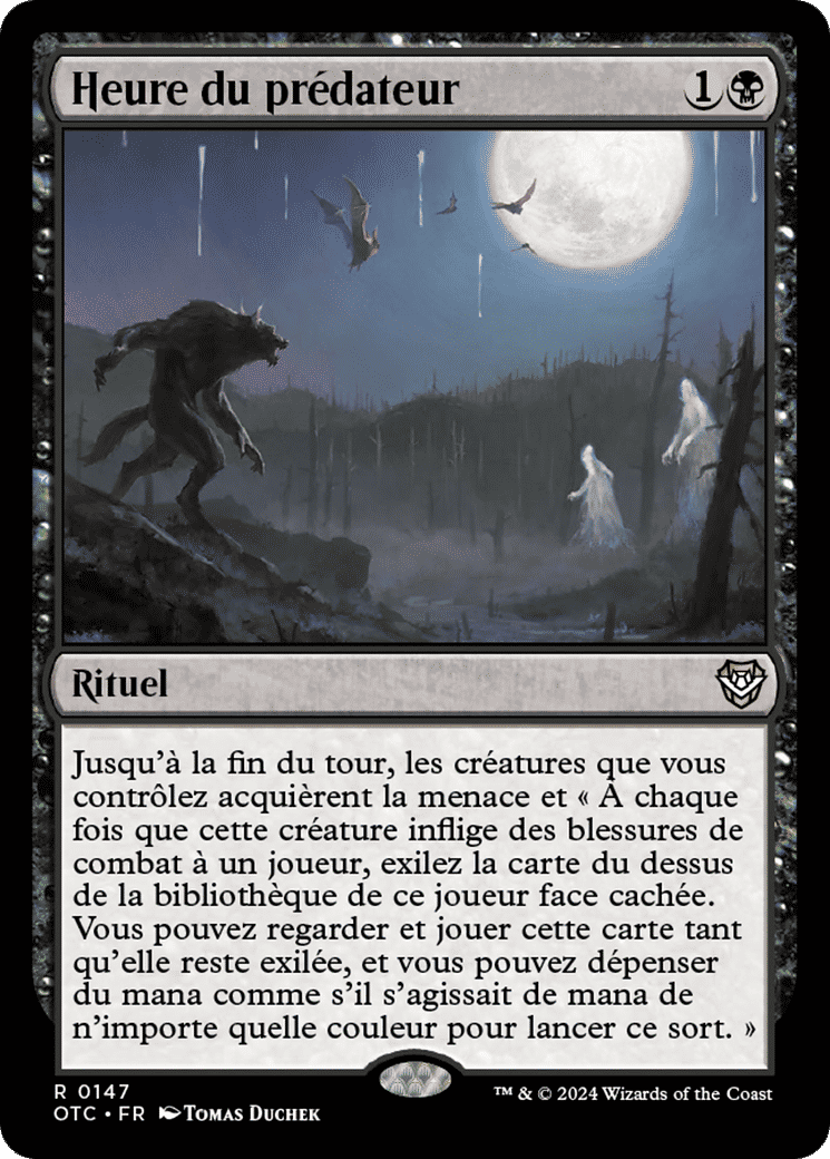 Heure du prédateur — Outlaws of Thunder Junction Commander — Magic: The Gathering