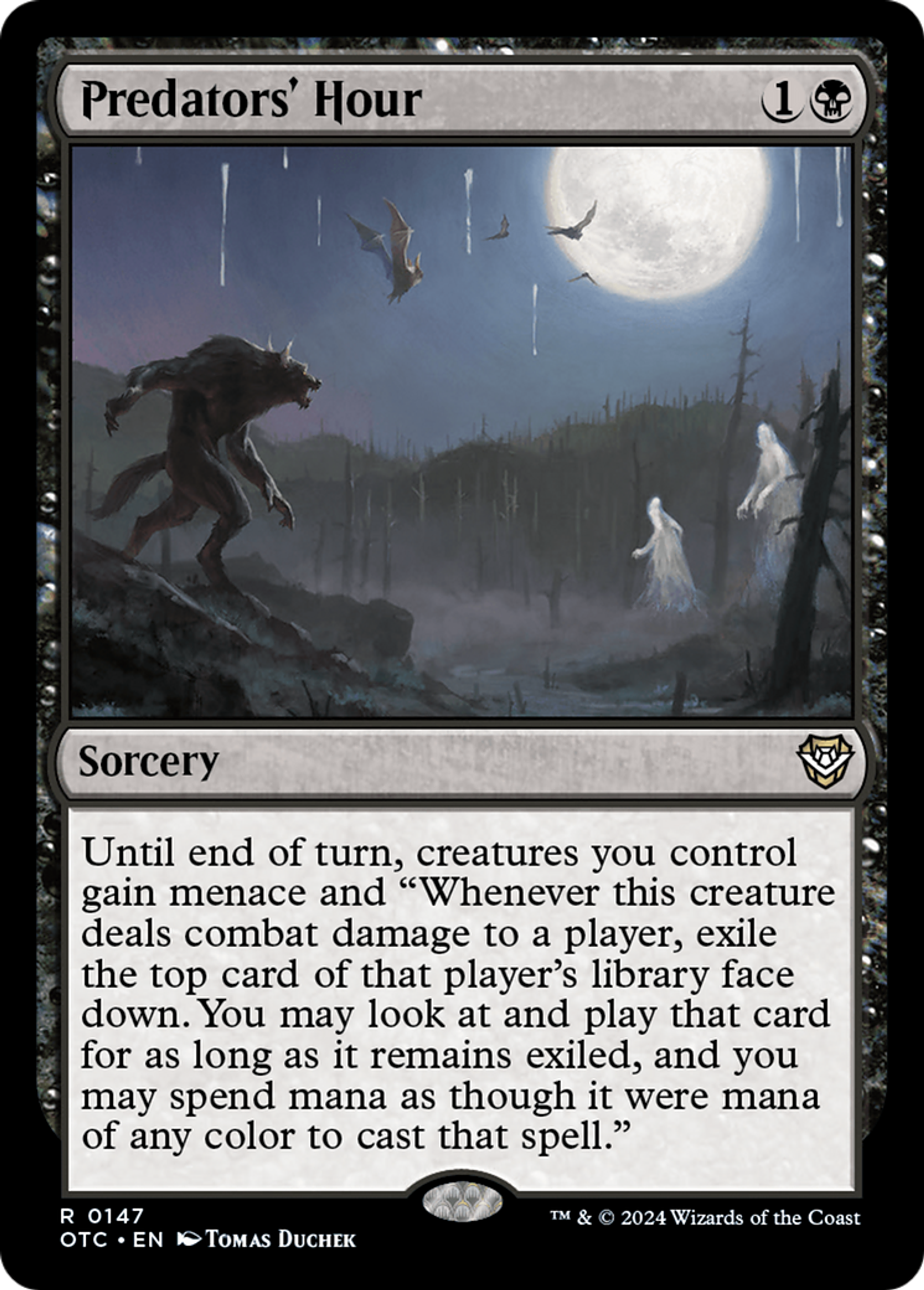 Heure du prédateur — Outlaws of Thunder Junction Commander — Magic: The Gathering