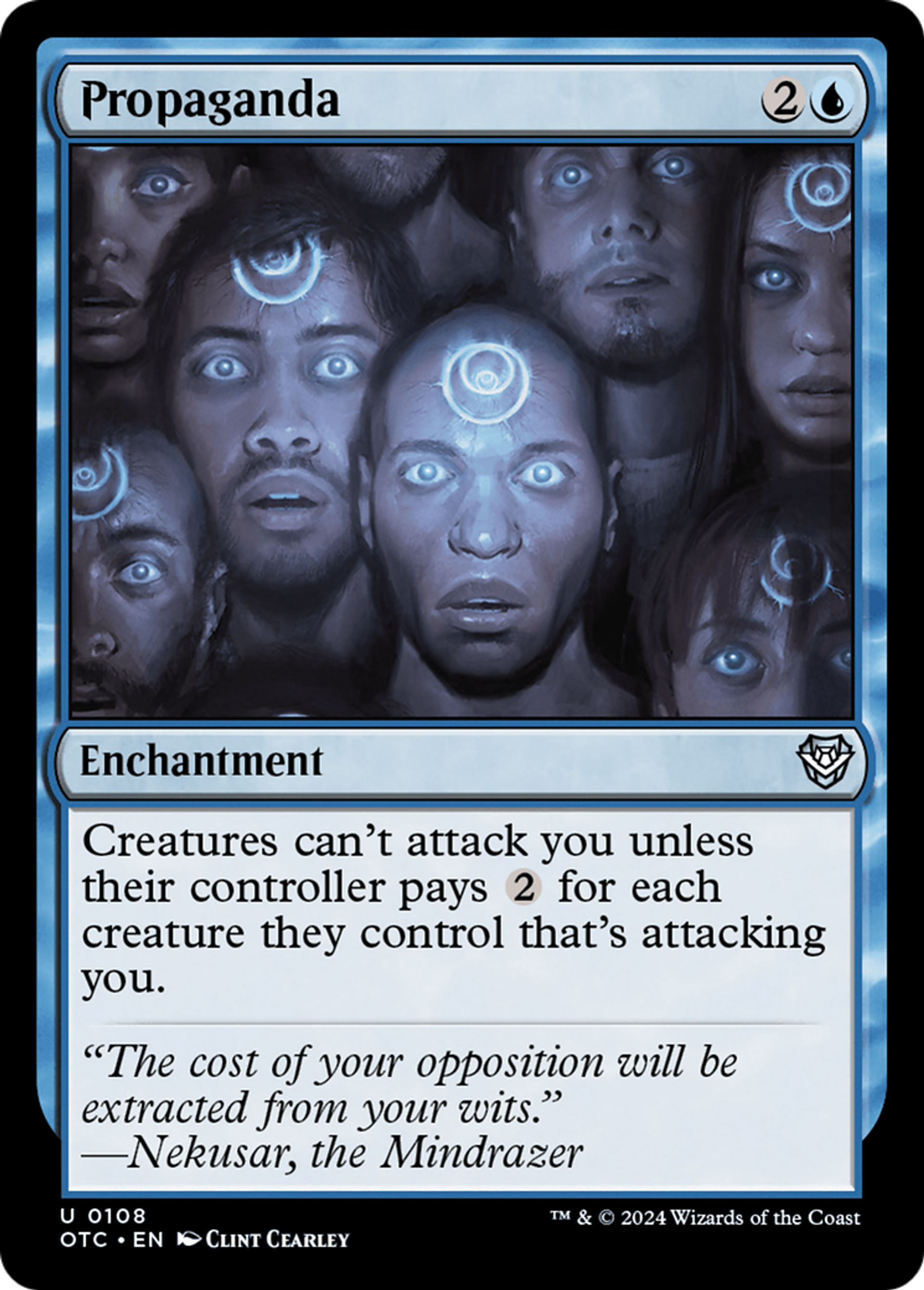 Propagande — Outlaws of Thunder Junction Commander — Magic: The Gathering
