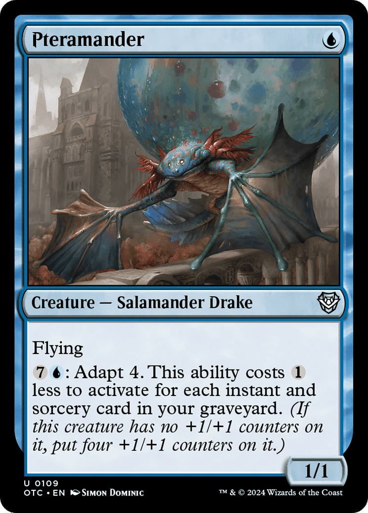 Pteramander — Outlaws of Thunder Junction Commander — Magic: The Gathering