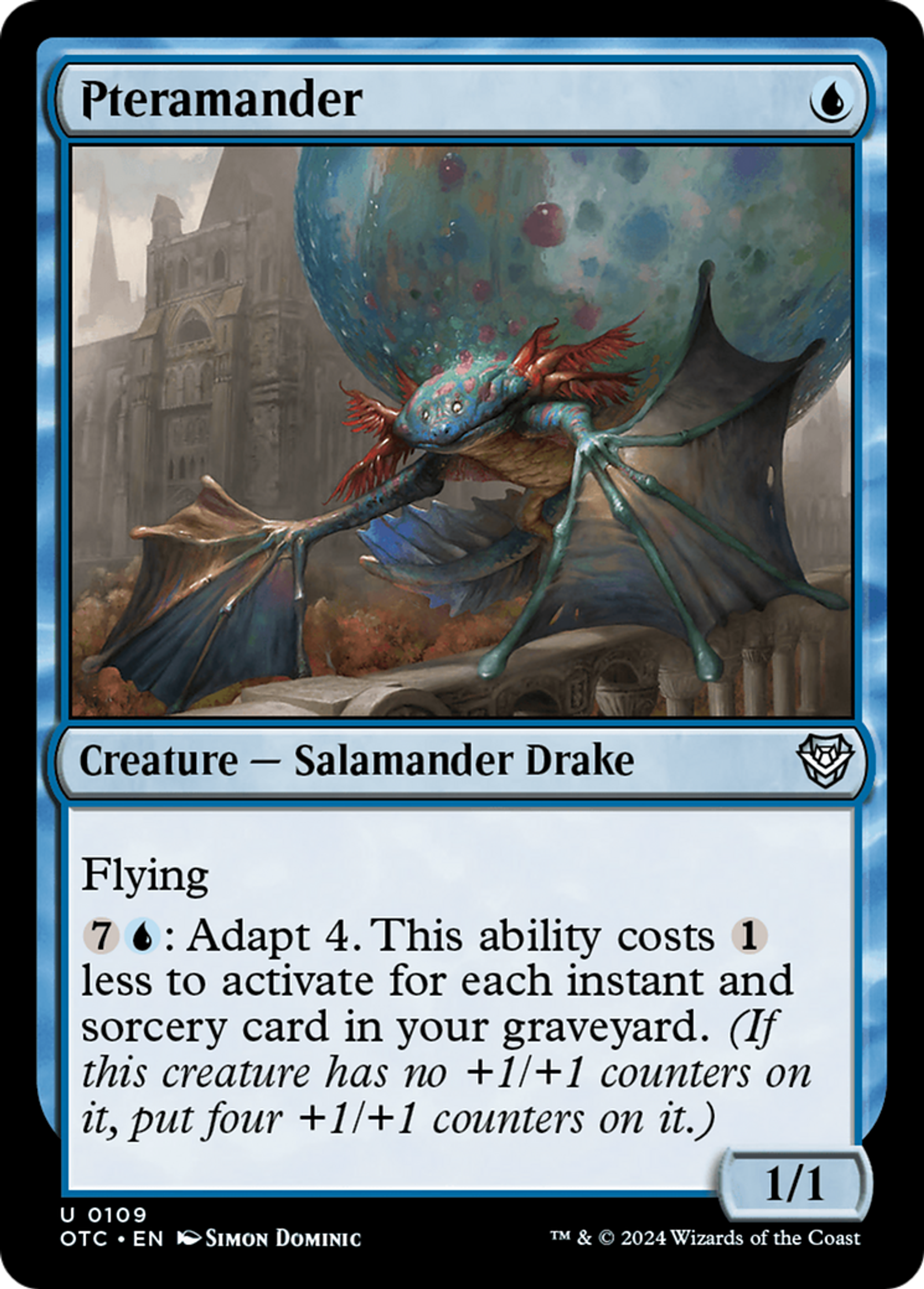 Ptéramandre — Outlaws of Thunder Junction Commander — Magic: The Gathering