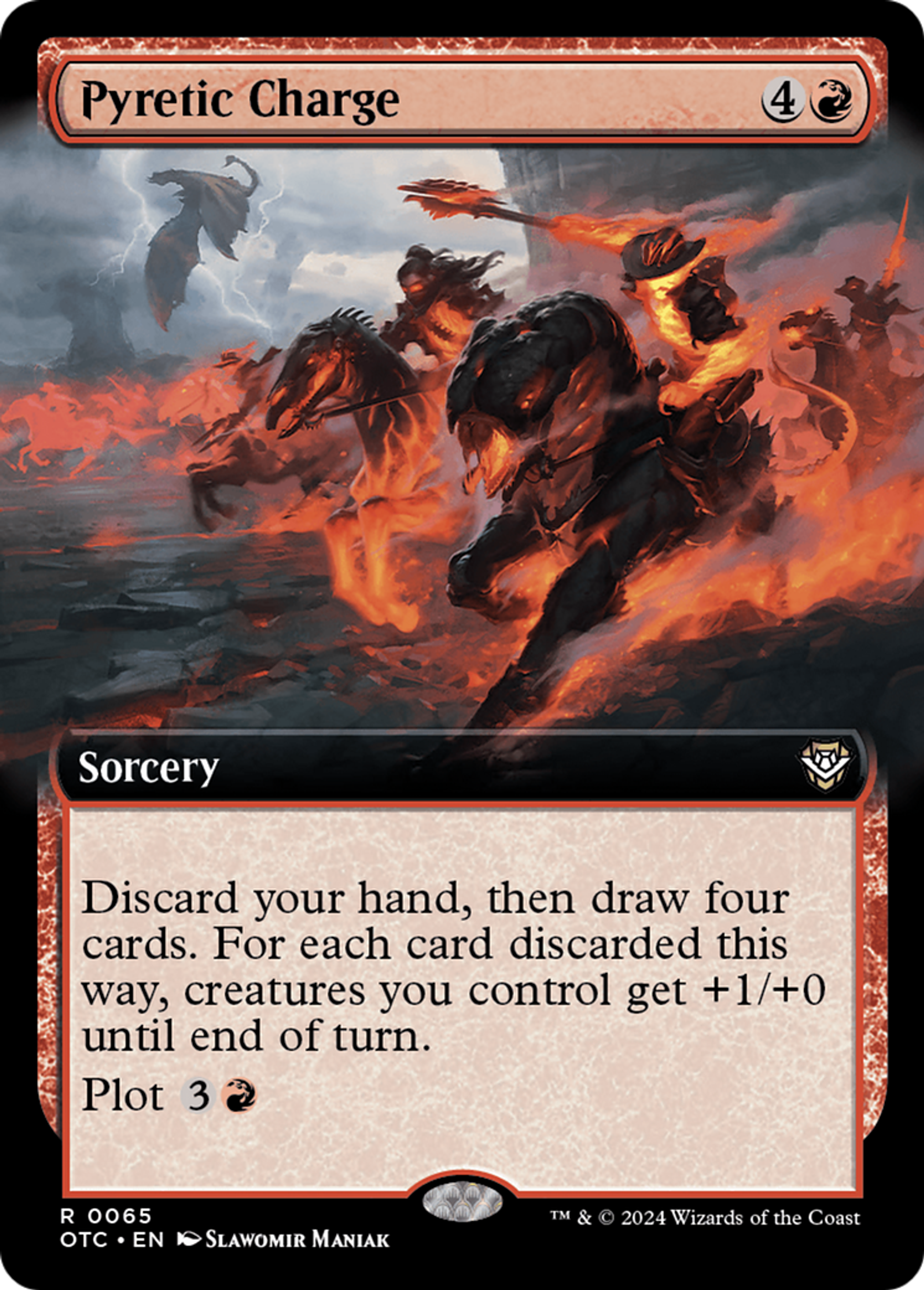 Charge pyrétique — Outlaws of Thunder Junction Commander — Magic: The Gathering