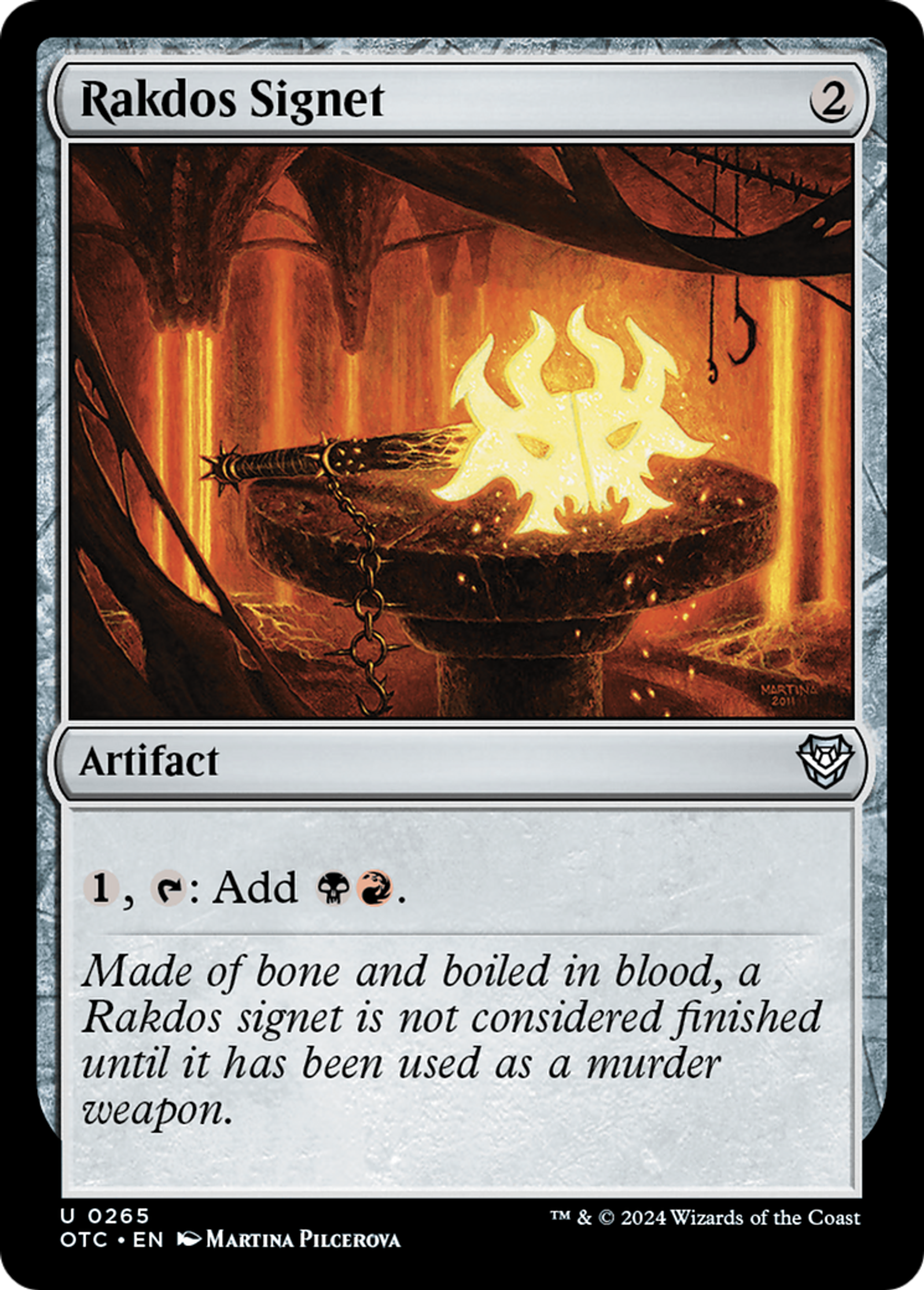 Cachet de Rakdos — Outlaws of Thunder Junction Commander — Magic: The Gathering