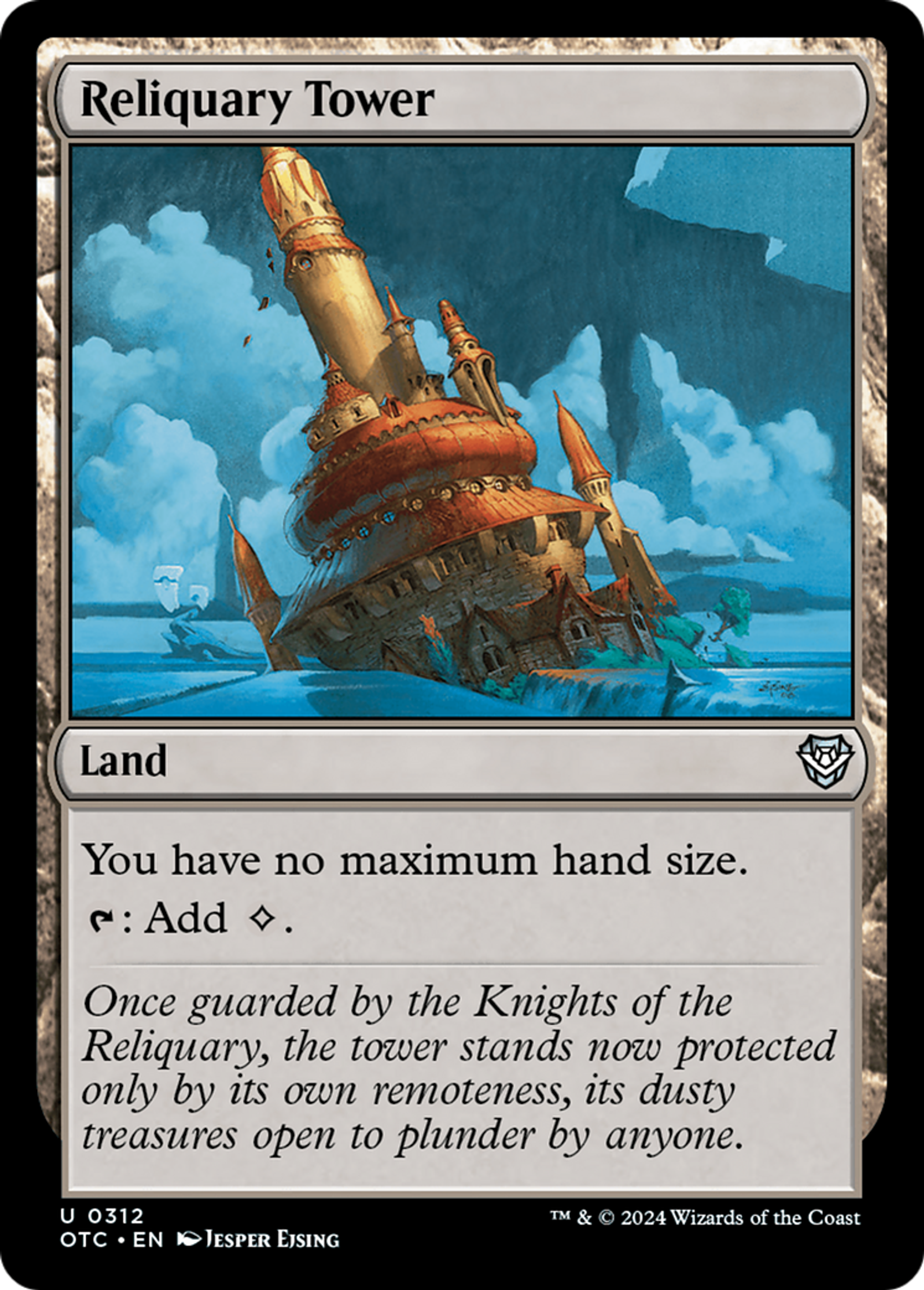 Reliquary Tower — Outlaws of Thunder Junction Commander — Magic: The Gathering