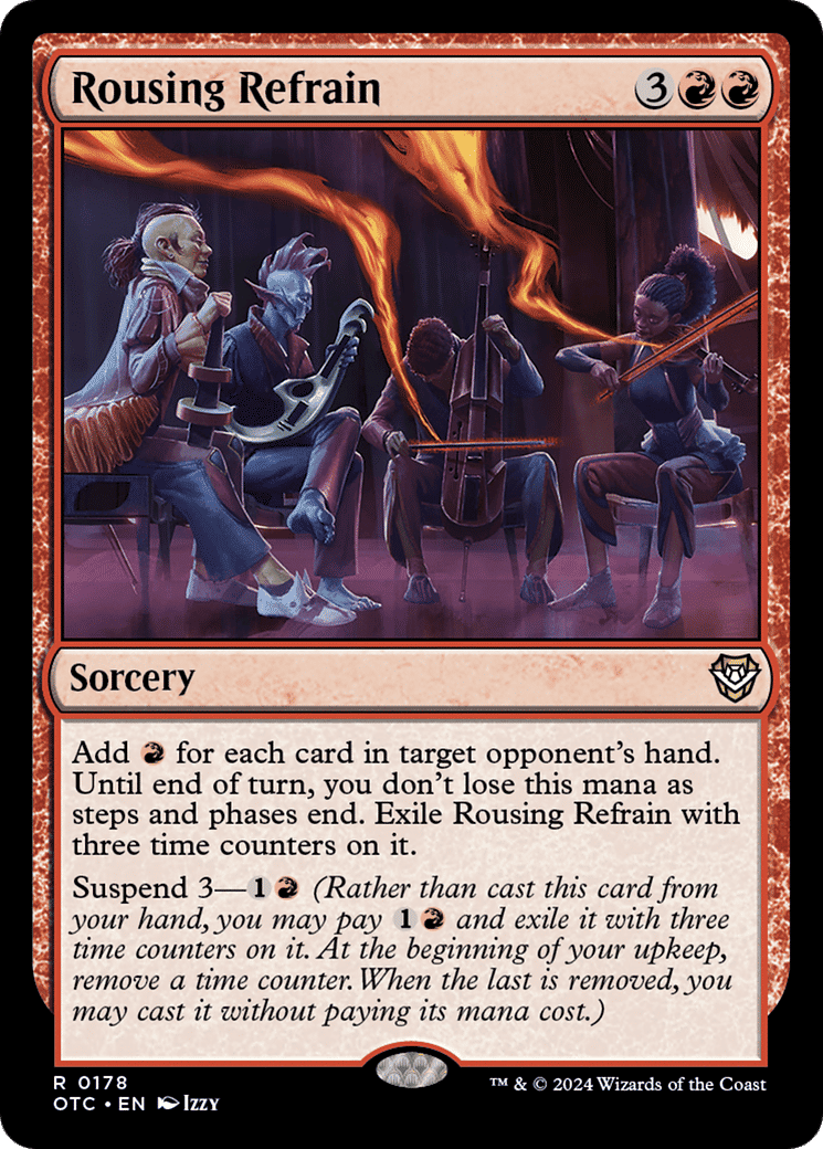Rousing Refrain — Outlaws of Thunder Junction Commander — Magic: The Gathering