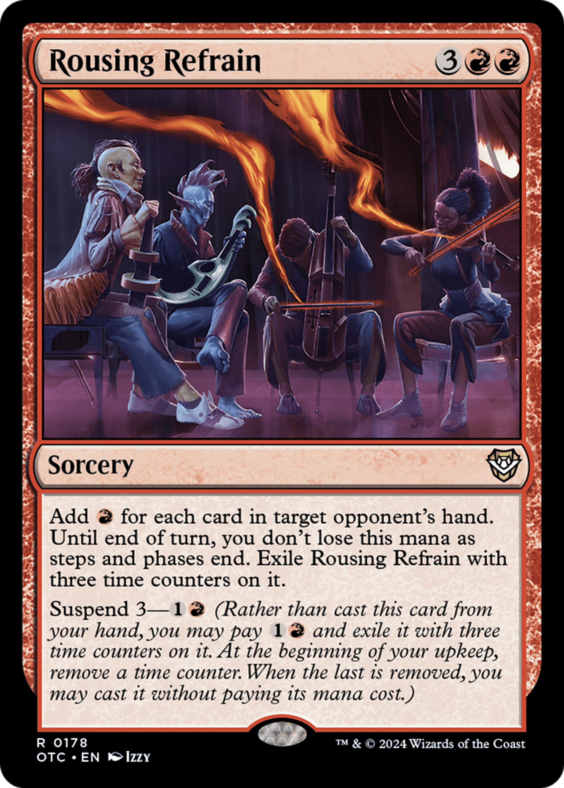 Refrain entraînant — Outlaws of Thunder Junction Commander — Magic: The Gathering