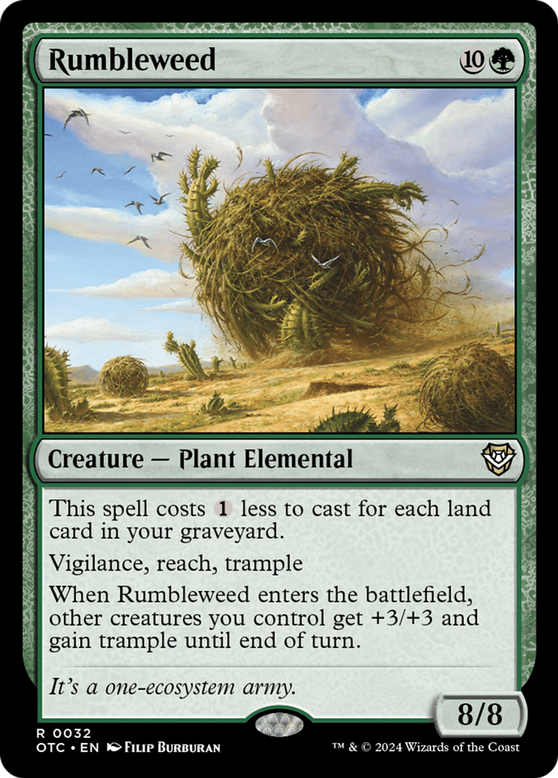 Rumbleweed — Outlaws of Thunder Junction Commander — Magic: The Gathering