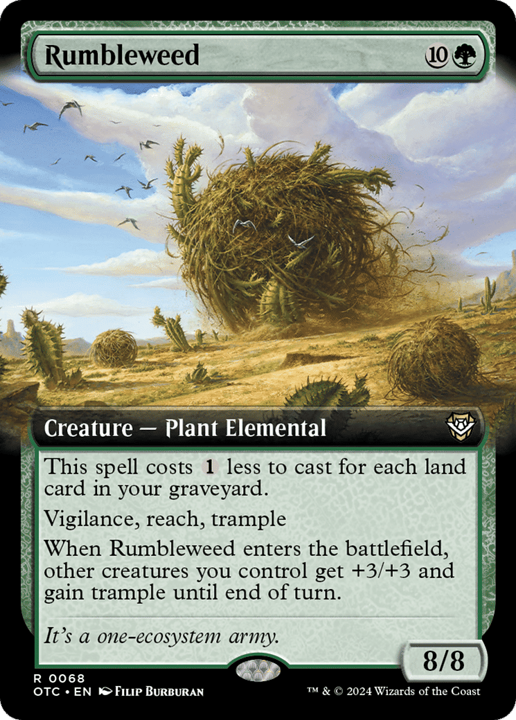 Rumbleweed — Outlaws of Thunder Junction Commander — Magic: The Gathering