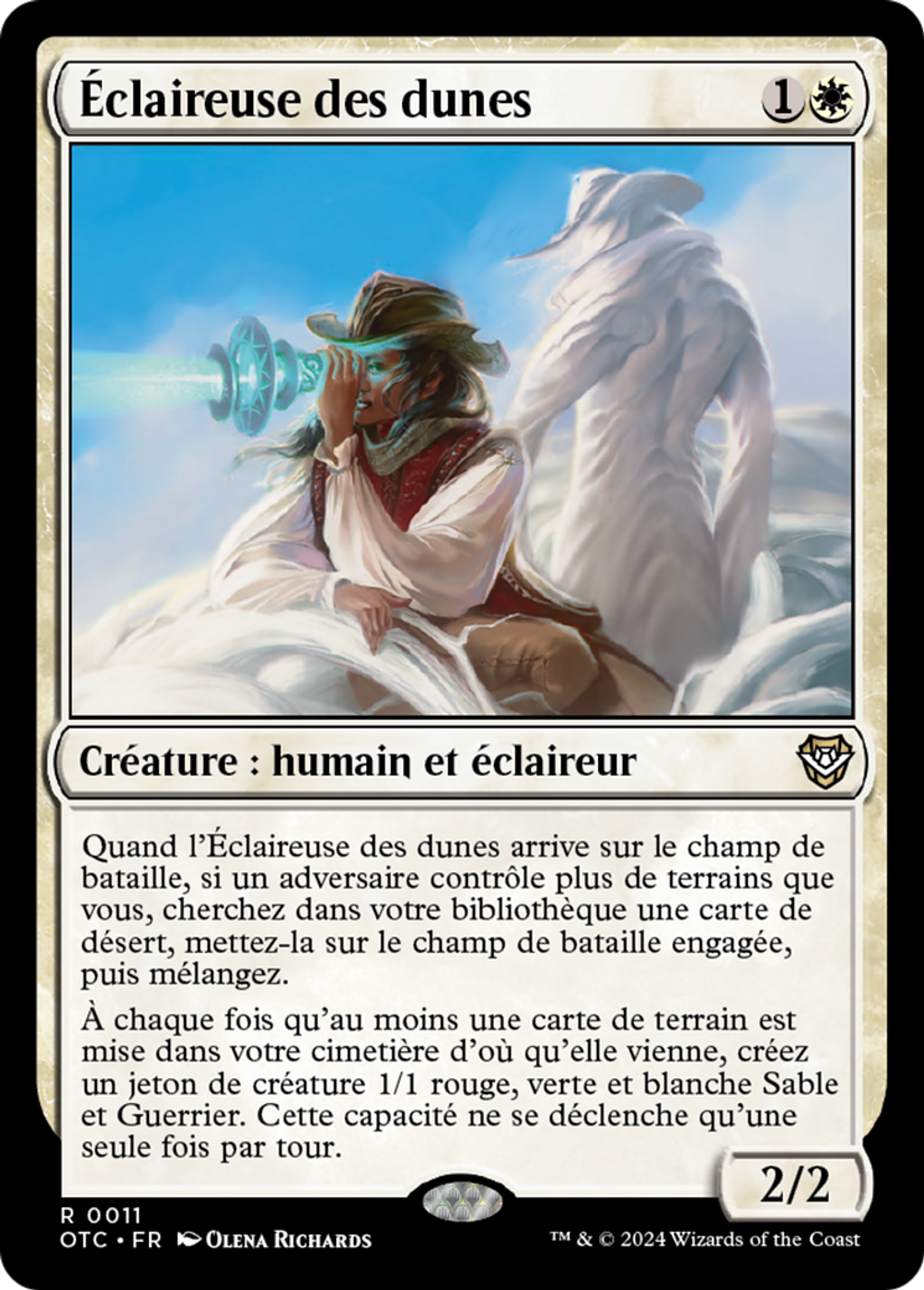 Éclaireuse des dunes — Outlaws of Thunder Junction Commander — Magic: The Gathering