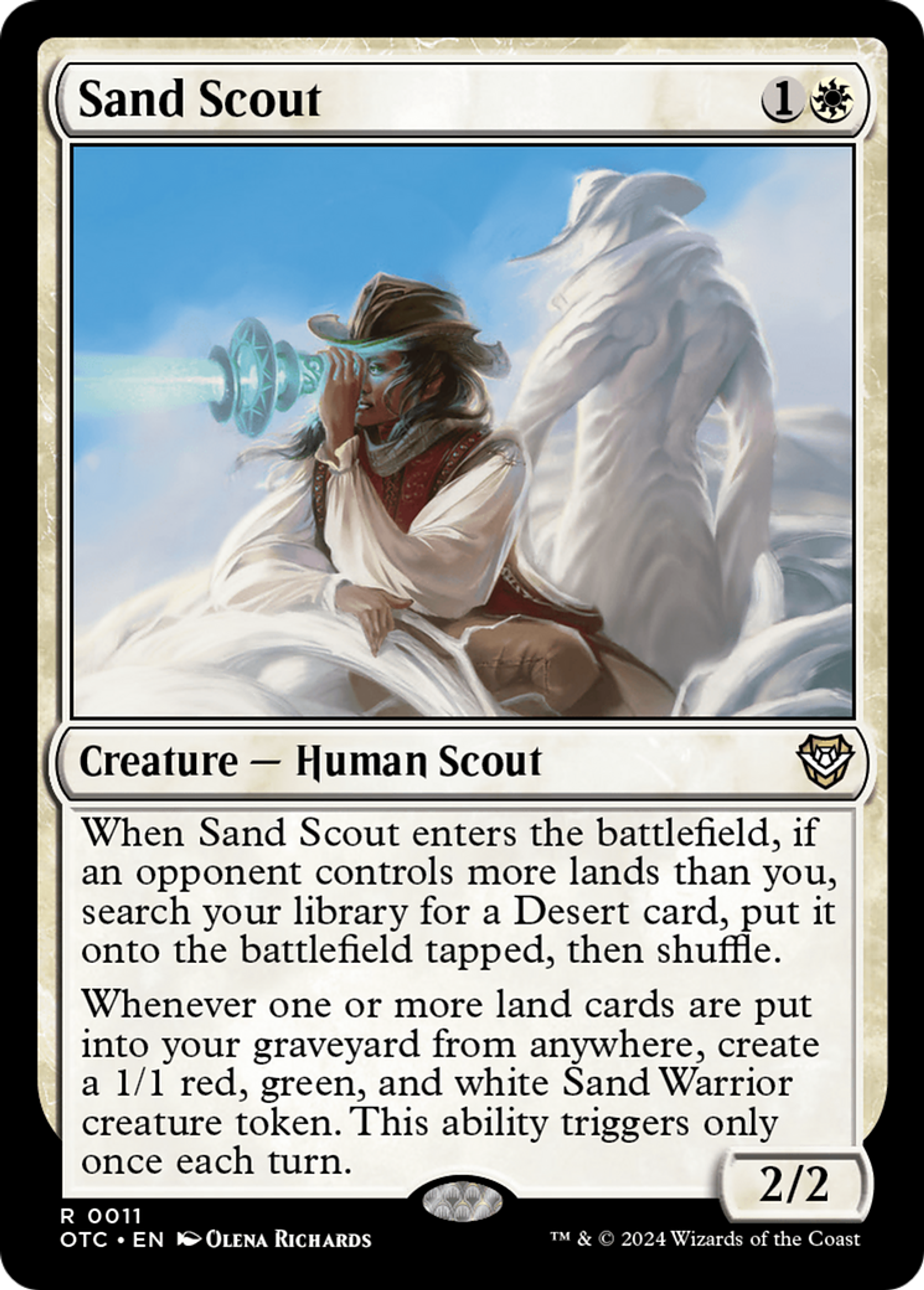 Sand Scout — Outlaws of Thunder Junction Commander — Magic: The Gathering