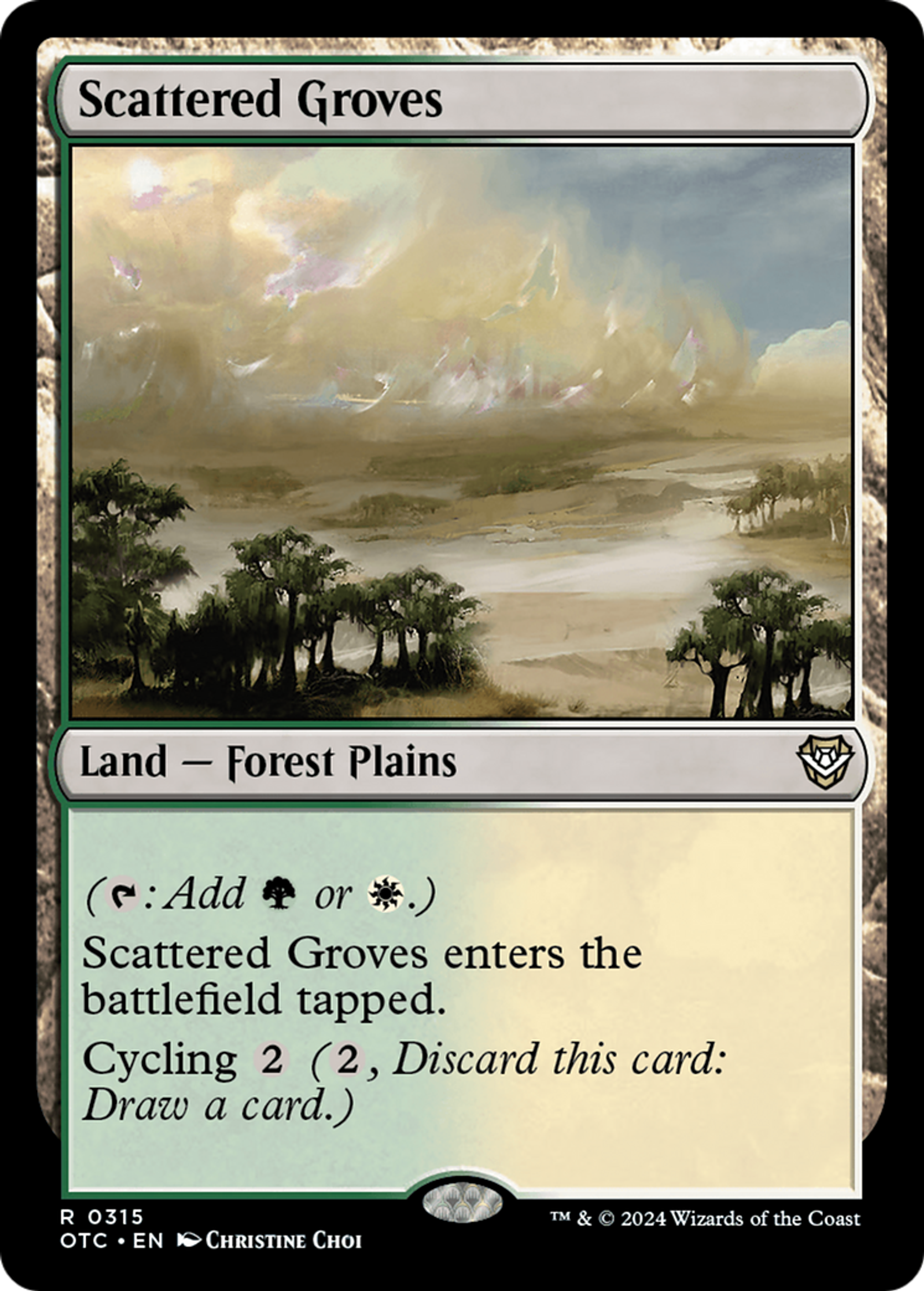 Scattered Groves — Outlaws of Thunder Junction Commander — Magic: The Gathering