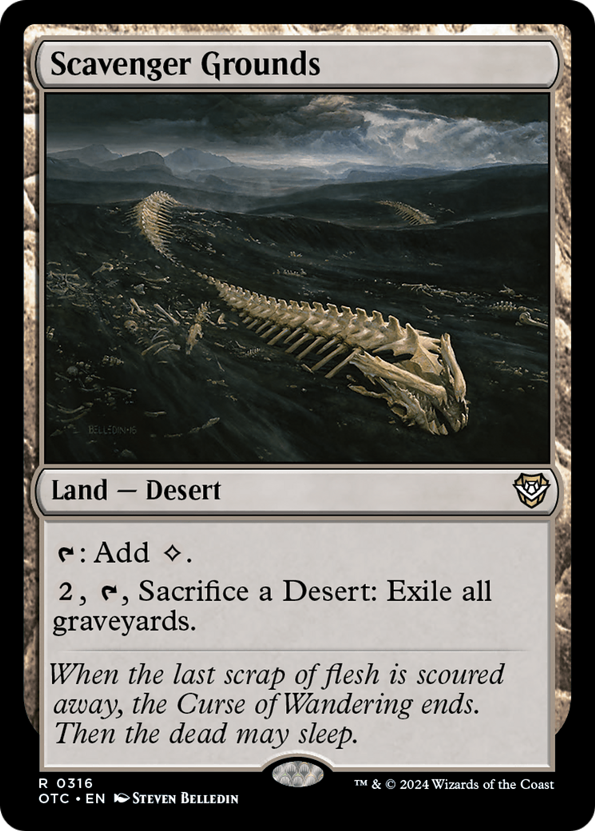 Scavenger Grounds — Outlaws of Thunder Junction Commander — Magic: The Gathering