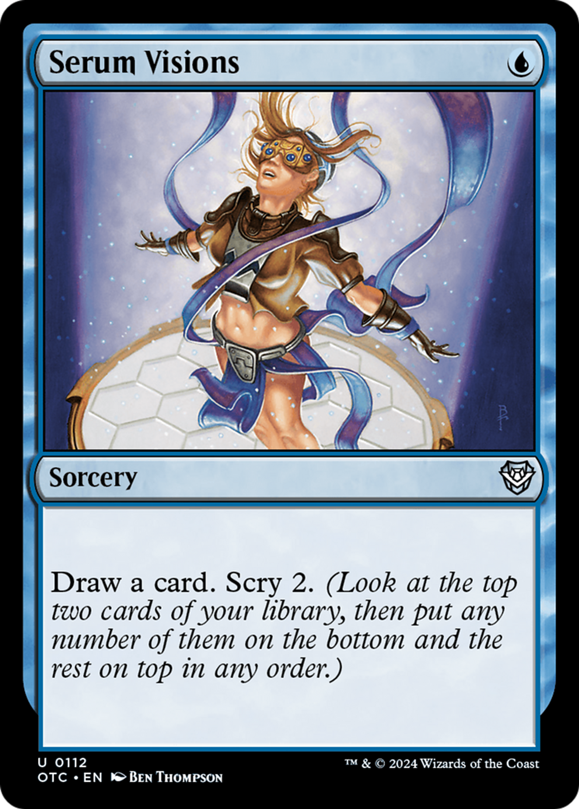 Visions nées du sérum — Outlaws of Thunder Junction Commander — Magic: The Gathering