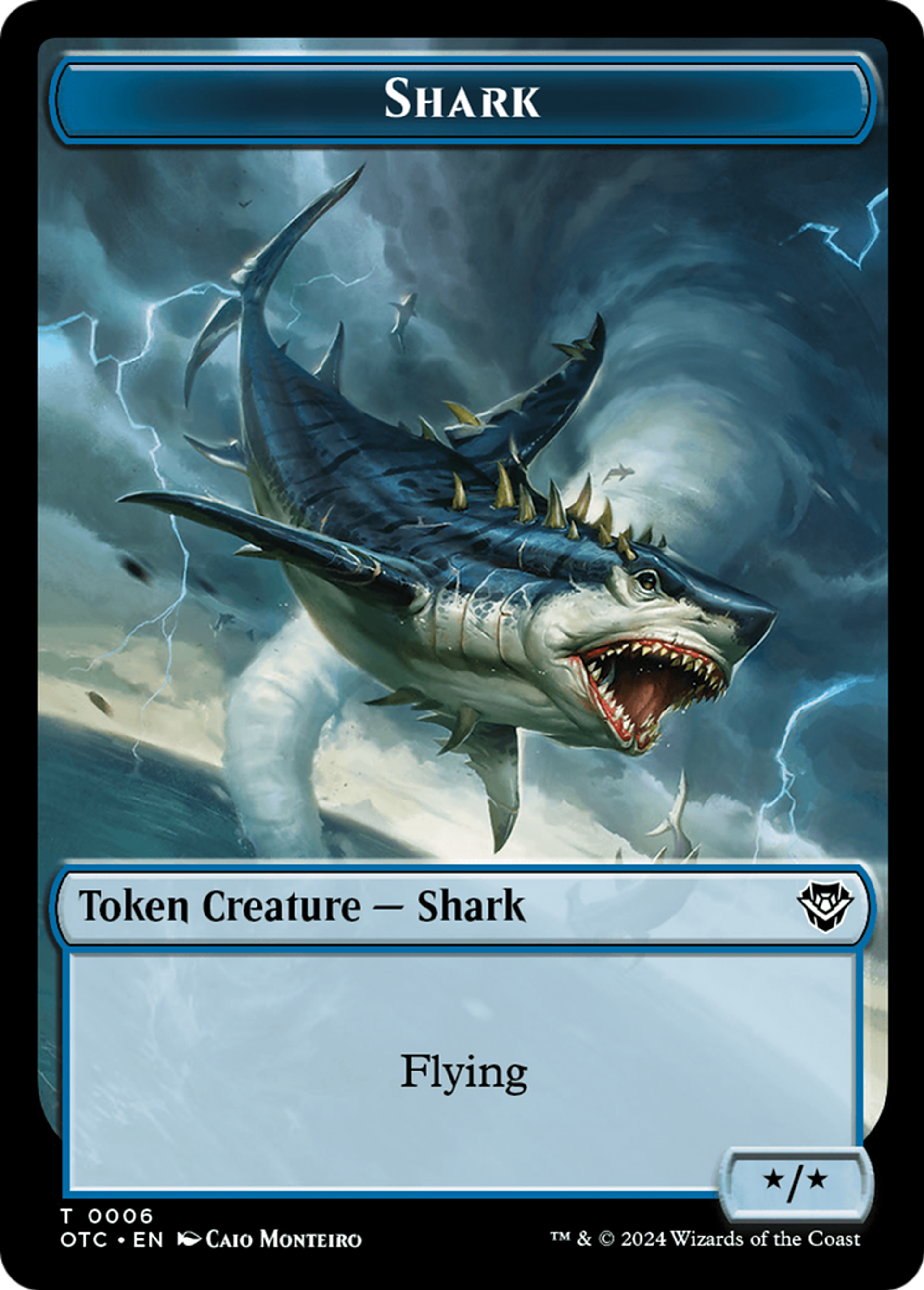 Shark — Outlaws of Thunder Junction Commander — Magic: The Gathering