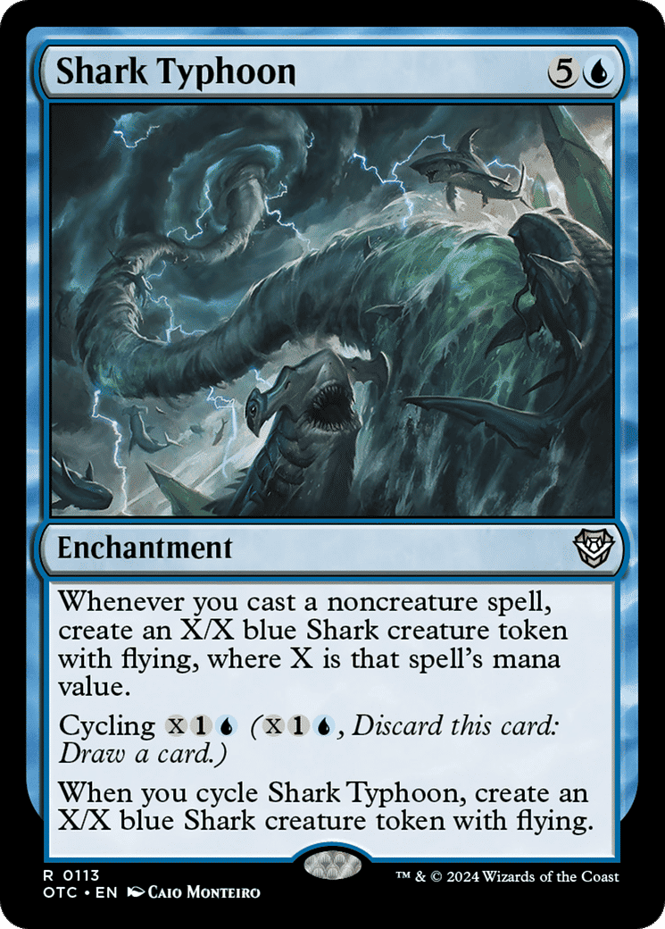 Shark Typhoon — Outlaws of Thunder Junction Commander — Magic: The Gathering