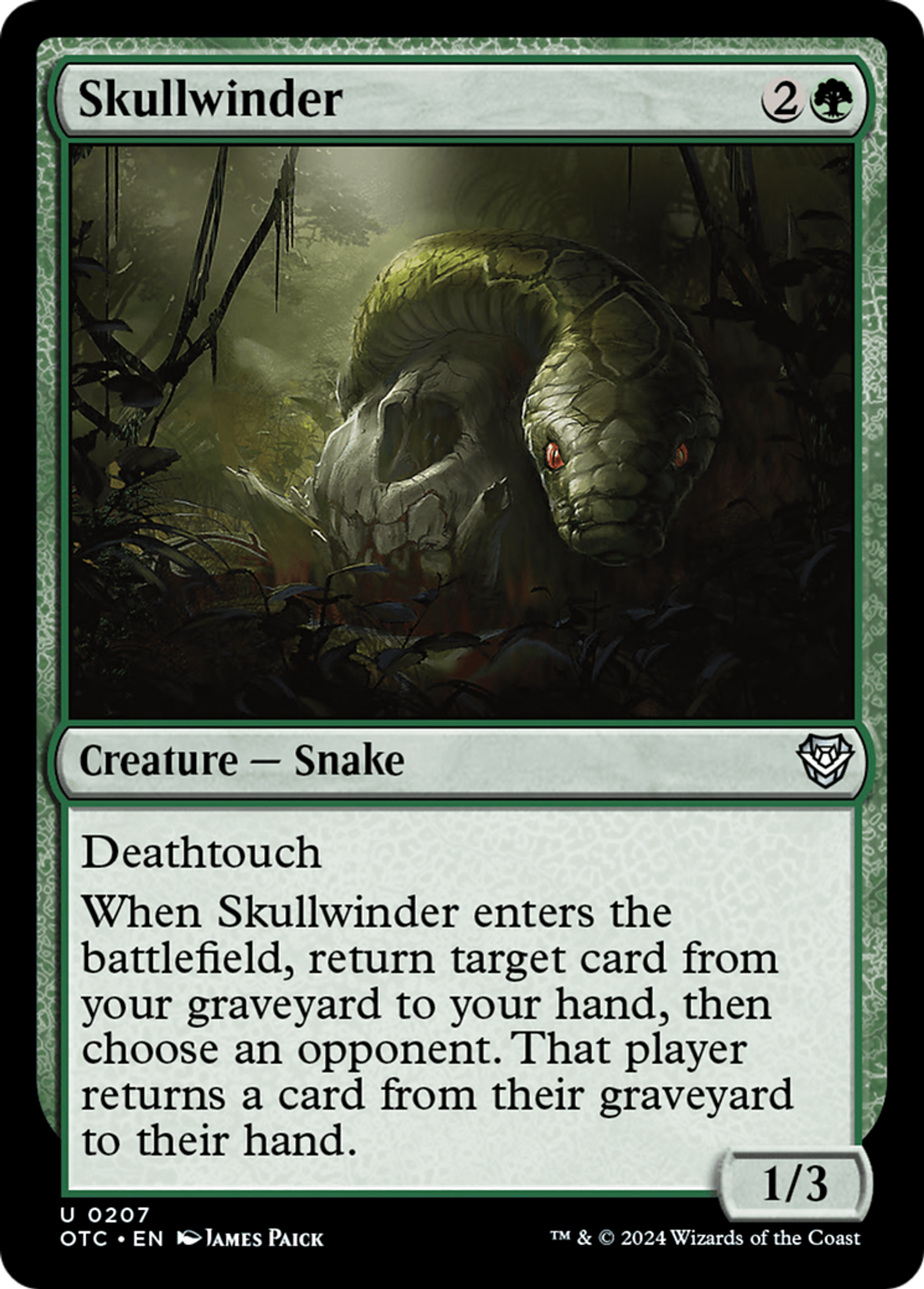 Crotale golgothien — Outlaws of Thunder Junction Commander — Magic: The Gathering