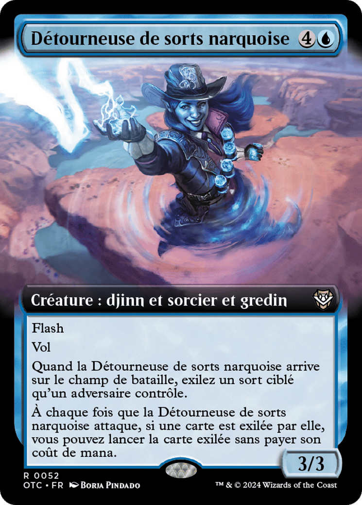 Détourneuse de sorts narquoise — Outlaws of Thunder Junction Commander — Magic: The Gathering