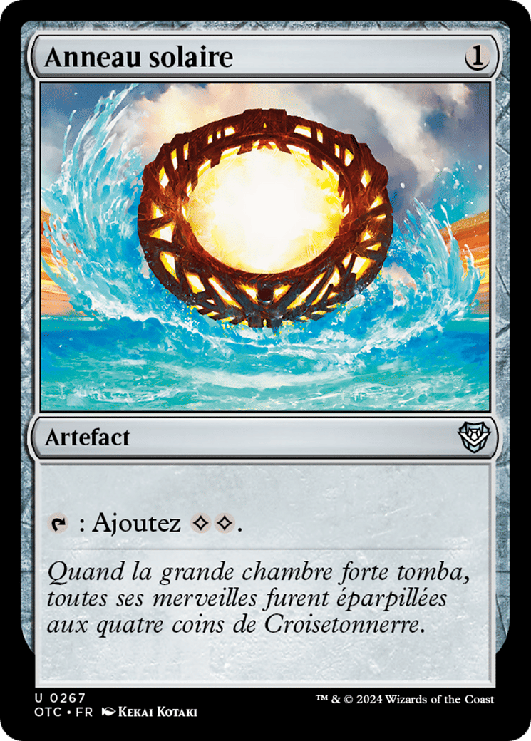 Anneau solaire — Outlaws of Thunder Junction Commander — Magic: The Gathering