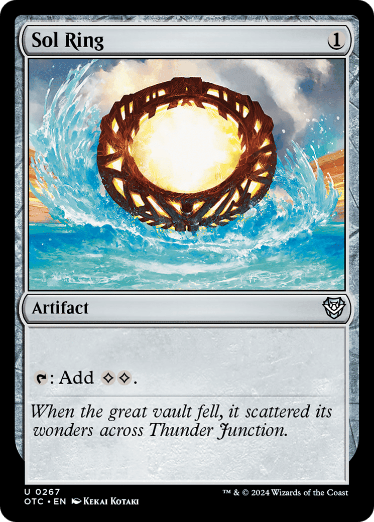 Sol Ring — Outlaws of Thunder Junction Commander — Magic: The Gathering