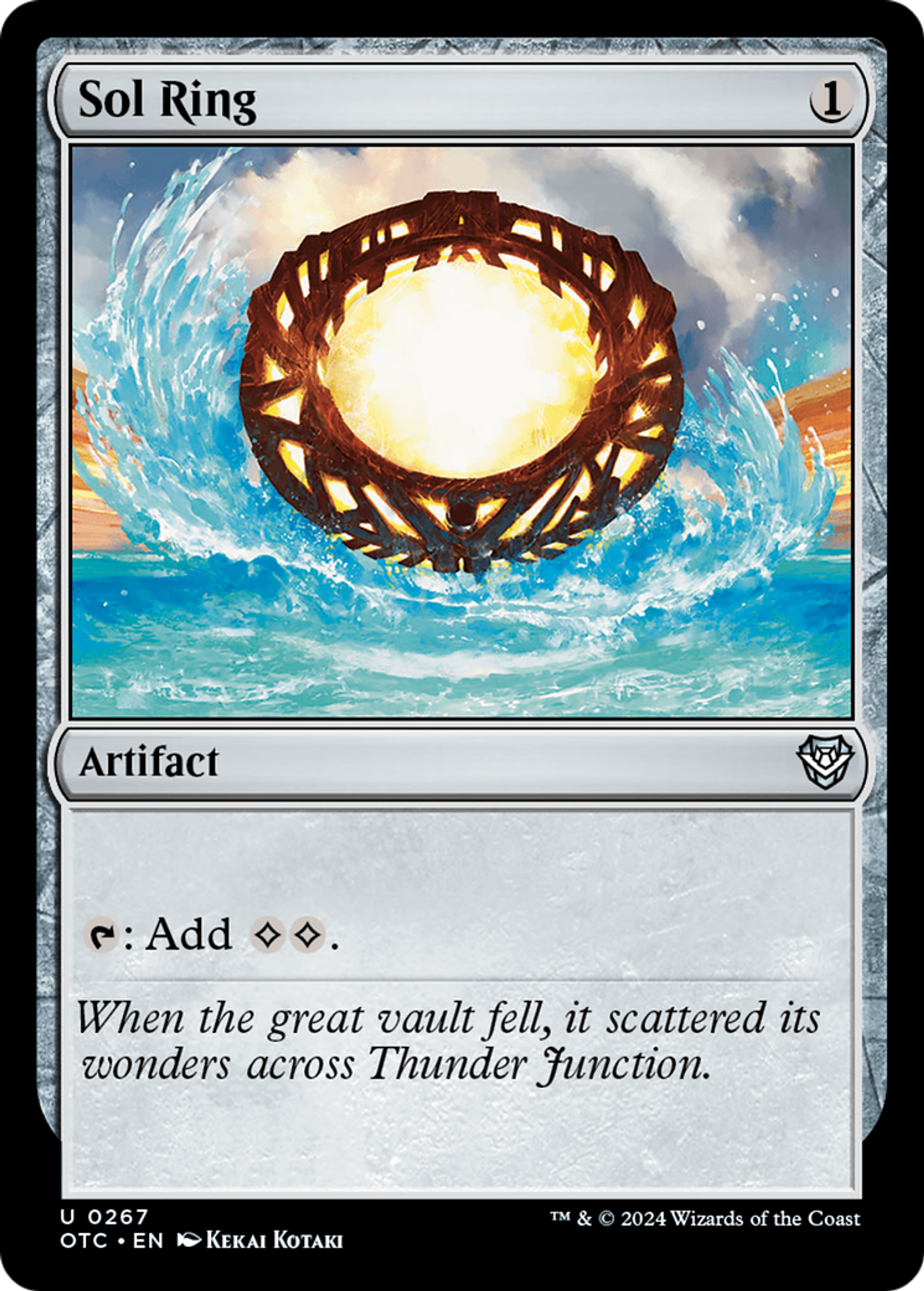 Anneau solaire — Outlaws of Thunder Junction Commander — Magic: The Gathering