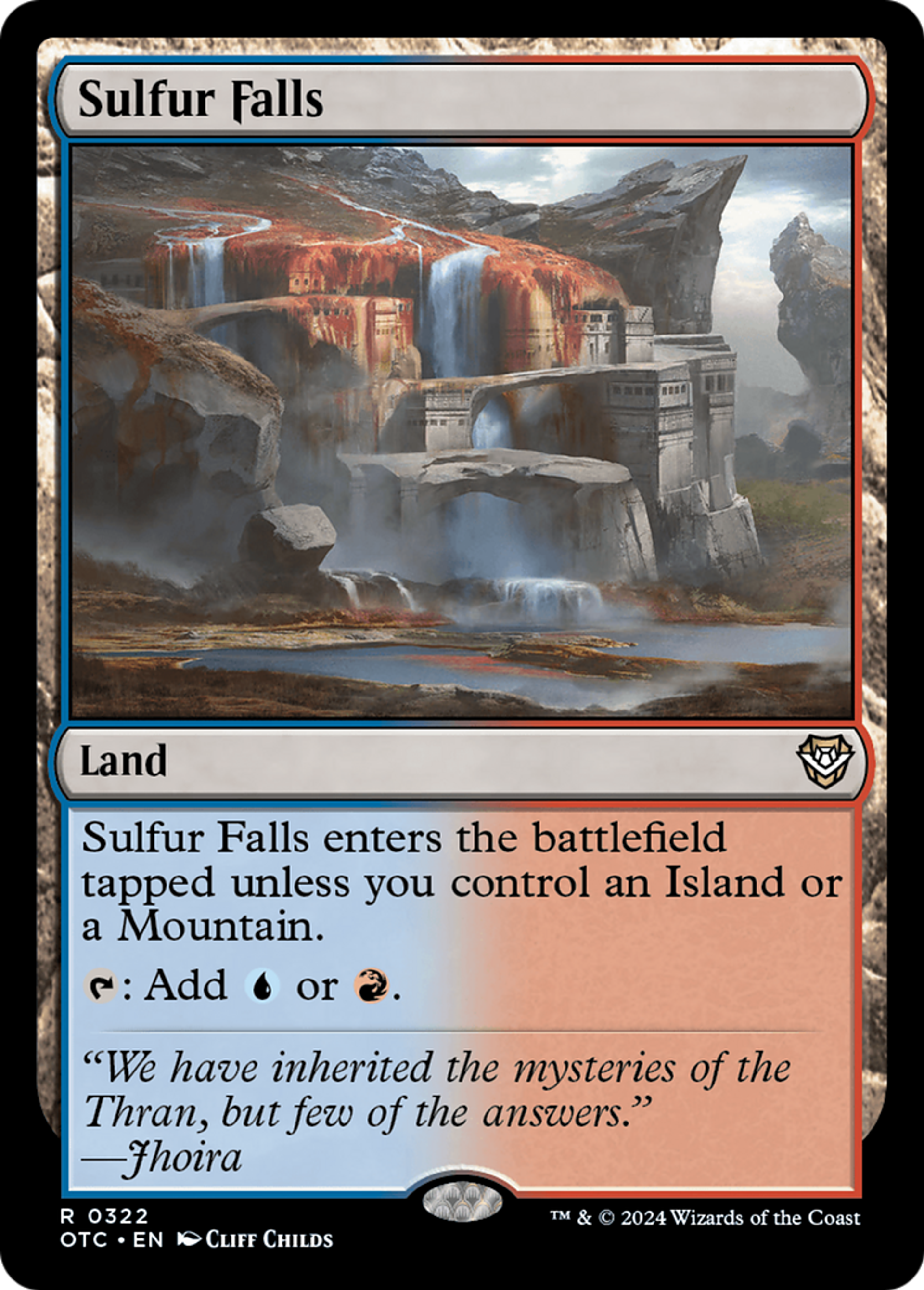 Sulfur Falls — Outlaws of Thunder Junction Commander — Magic: The Gathering