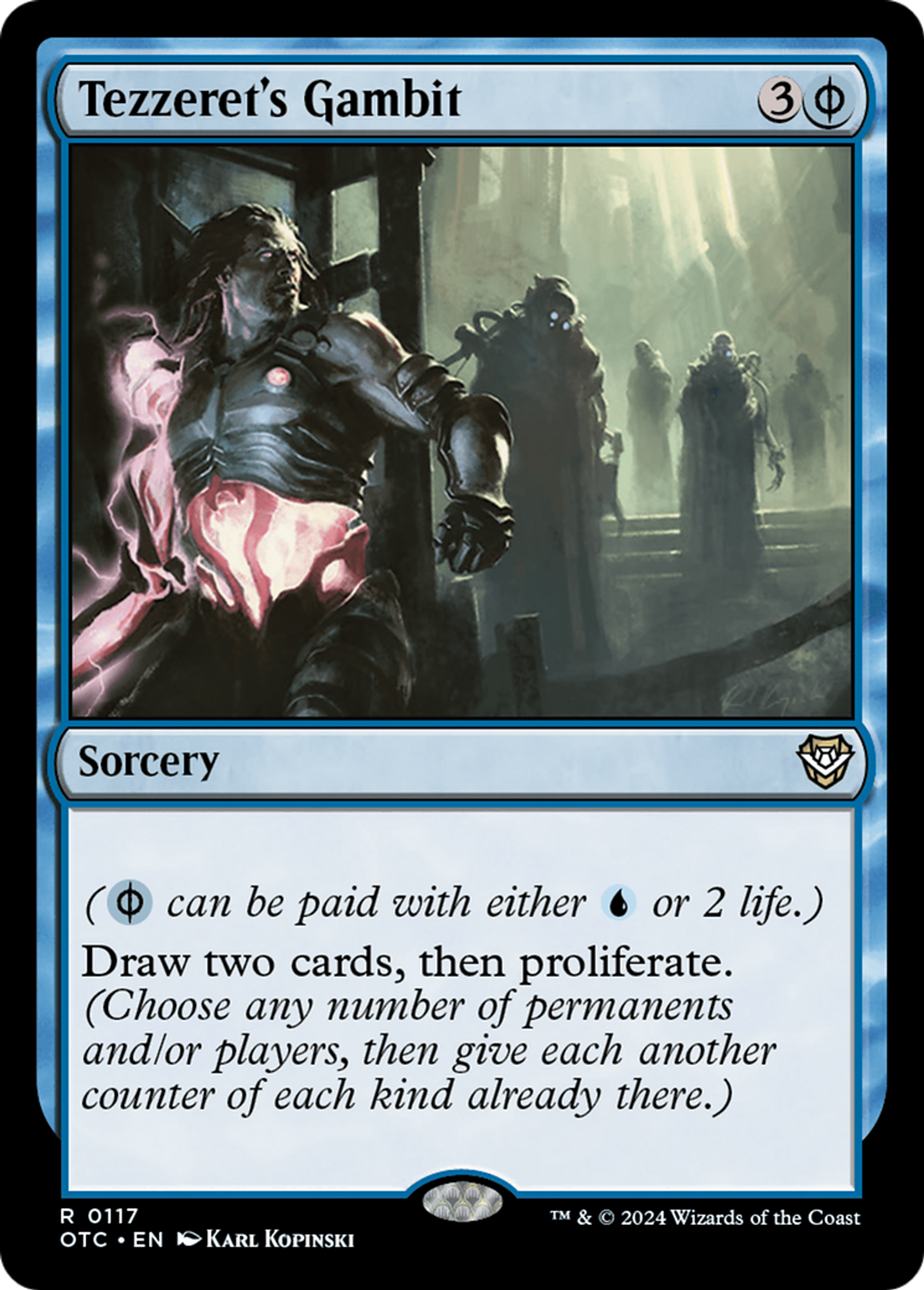 Pari de Tezzeret — Outlaws of Thunder Junction Commander — Magic: The Gathering