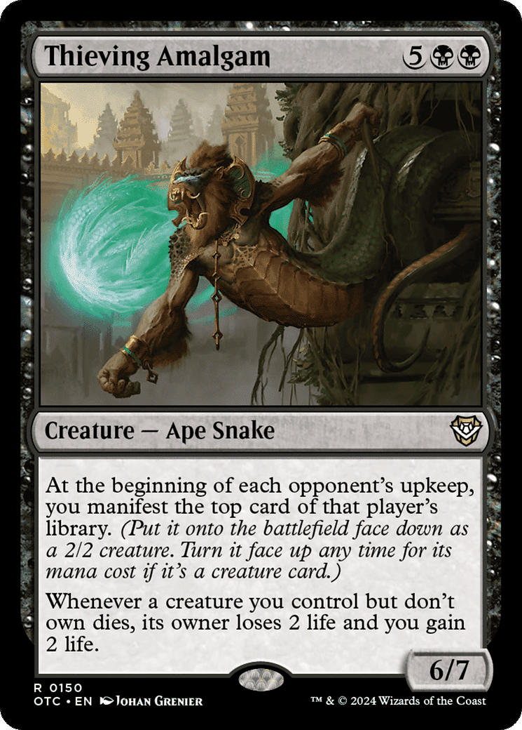 Thieving Amalgam — Outlaws of Thunder Junction Commander — Magic: The Gathering