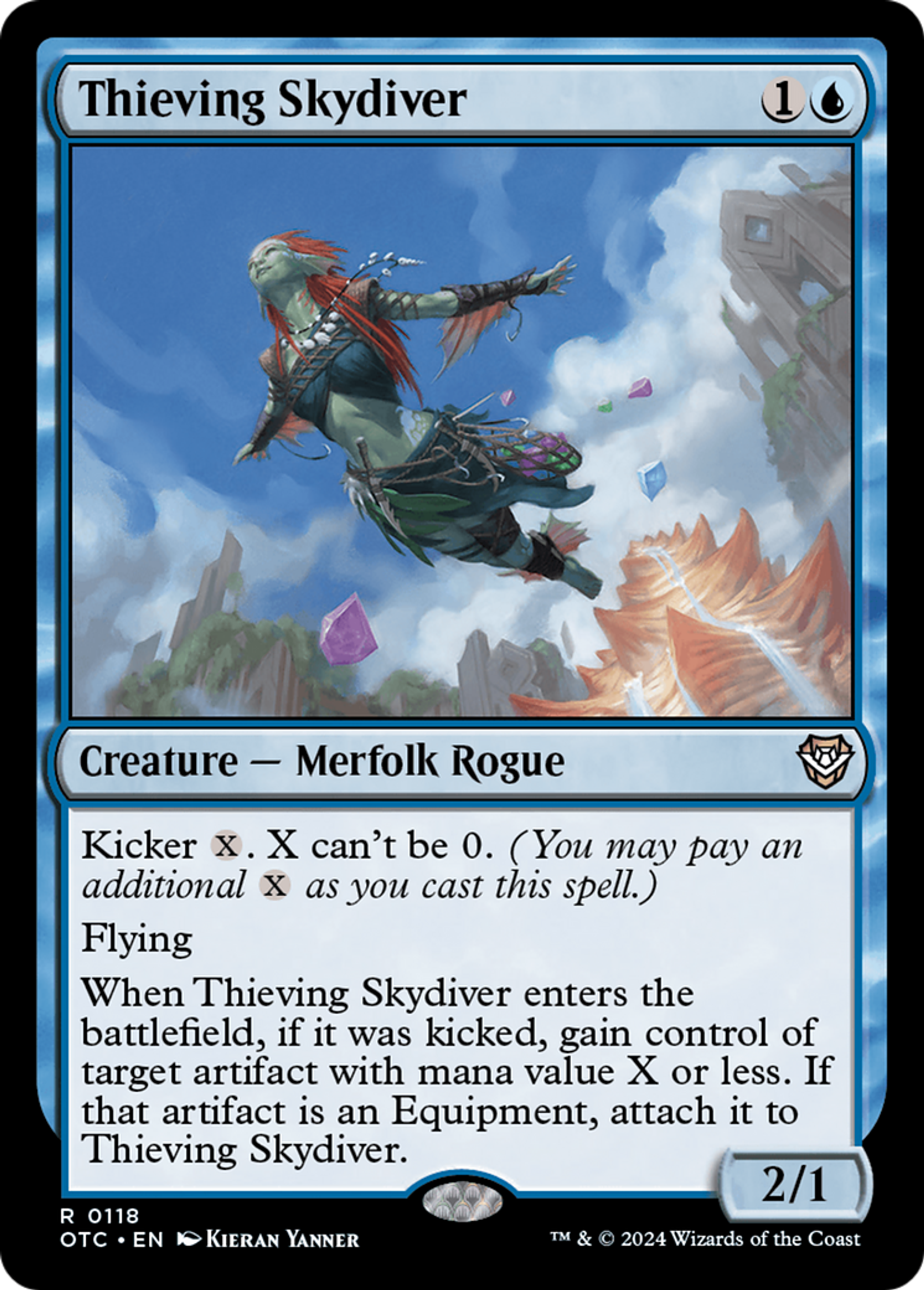 Plongeuse céleste voleuse — Outlaws of Thunder Junction Commander — Magic: The Gathering