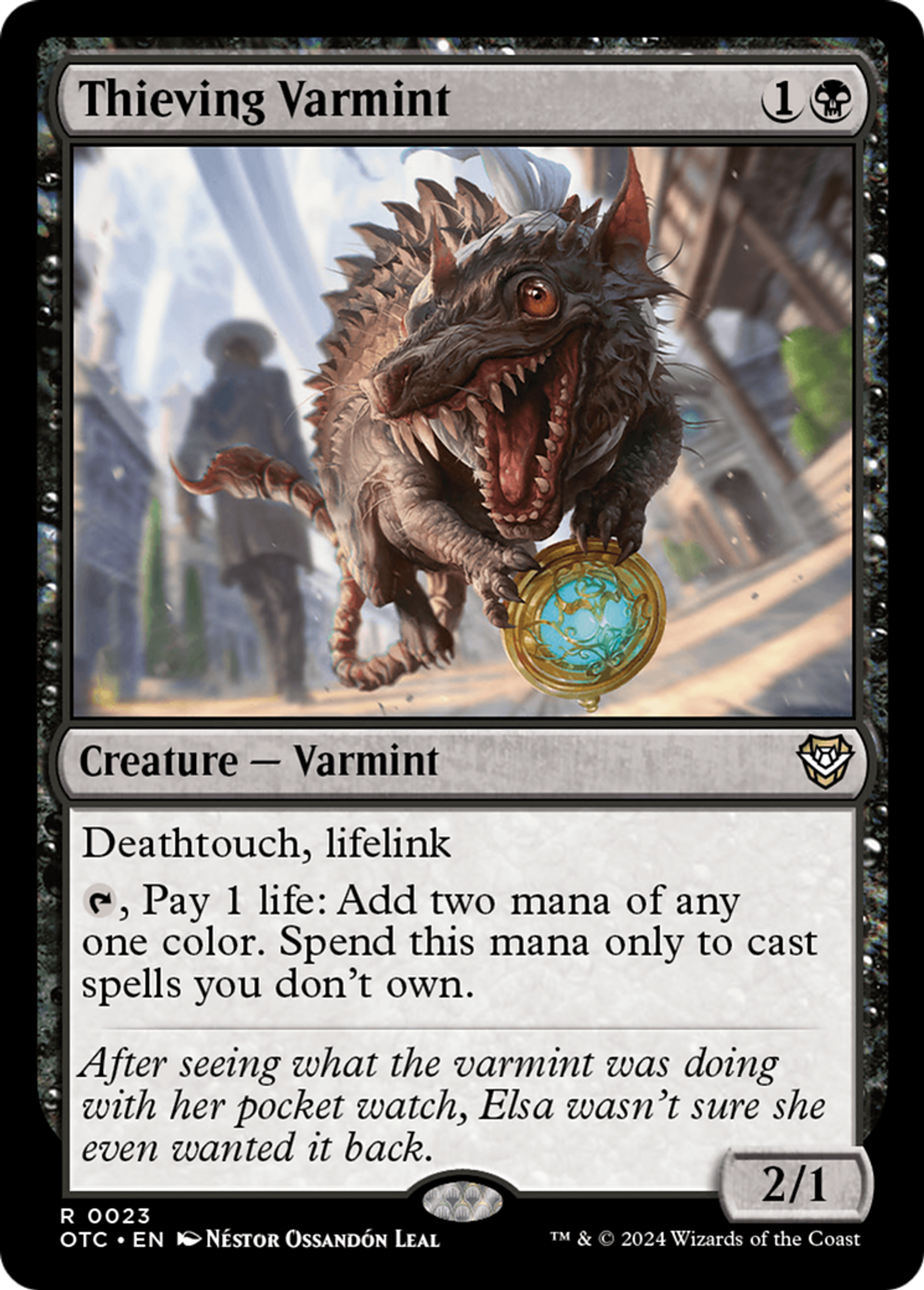Thieving Varmint — Outlaws of Thunder Junction Commander — Magic: The Gathering