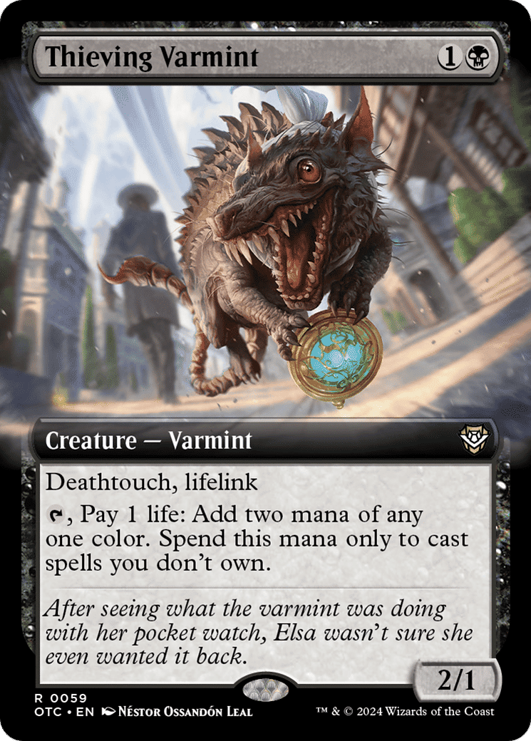 Thieving Varmint — Outlaws of Thunder Junction Commander — Magic: The Gathering