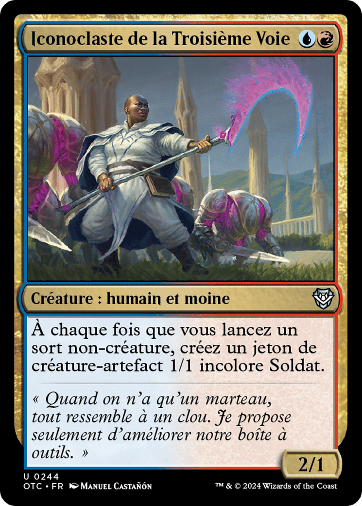 Iconoclaste de la Troisième Voie — Outlaws of Thunder Junction Commander — Magic: The Gathering