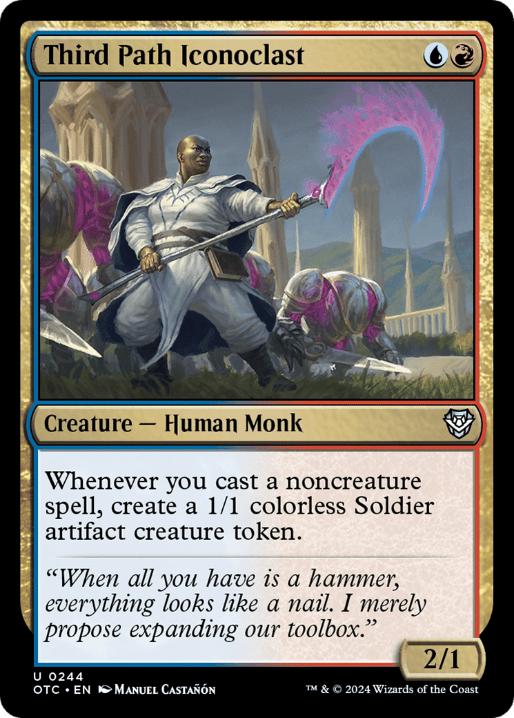 Third Path Iconoclast — Outlaws of Thunder Junction Commander — Magic: The Gathering
