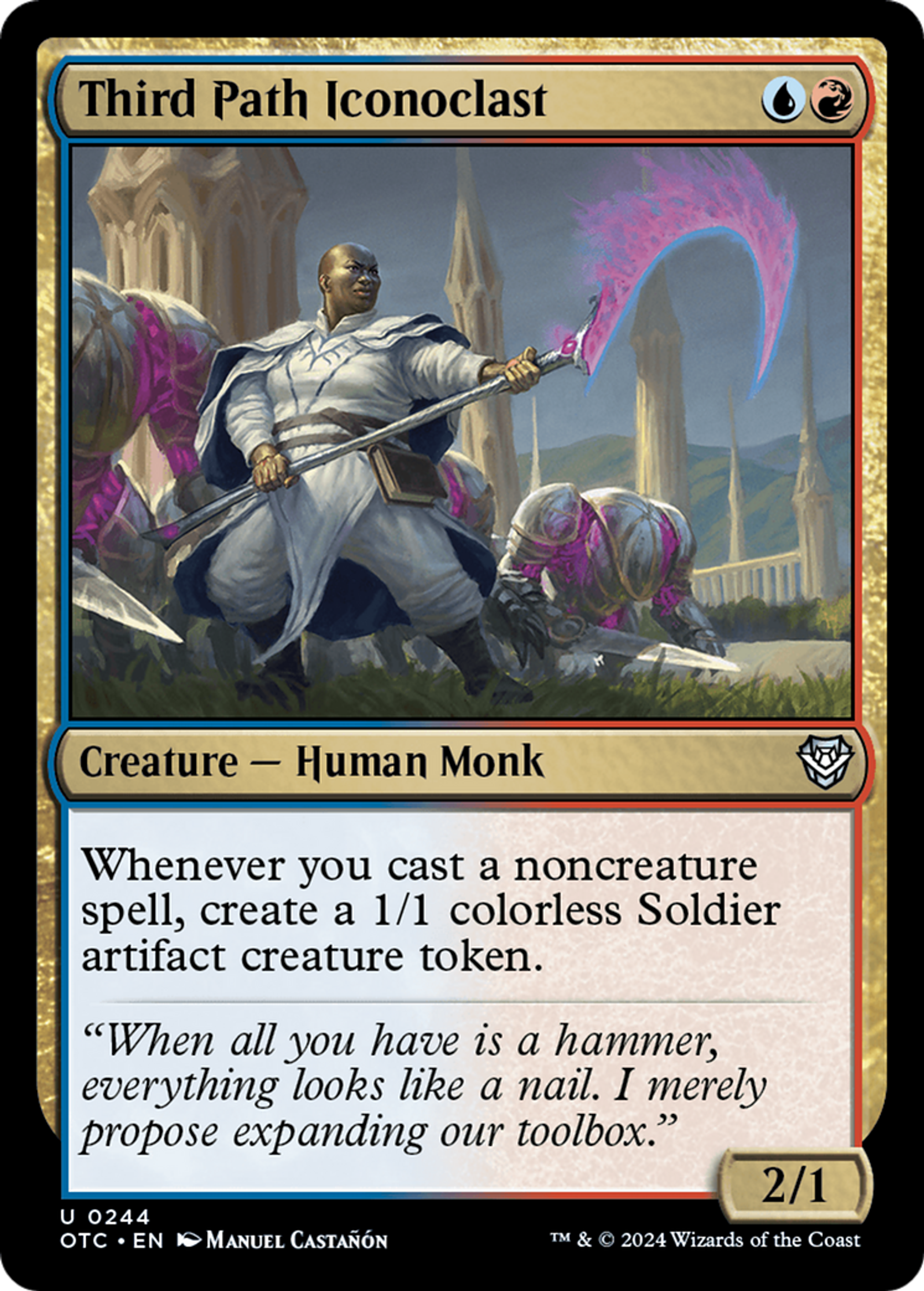 Iconoclaste de la Troisième Voie — Outlaws of Thunder Junction Commander — Magic: The Gathering