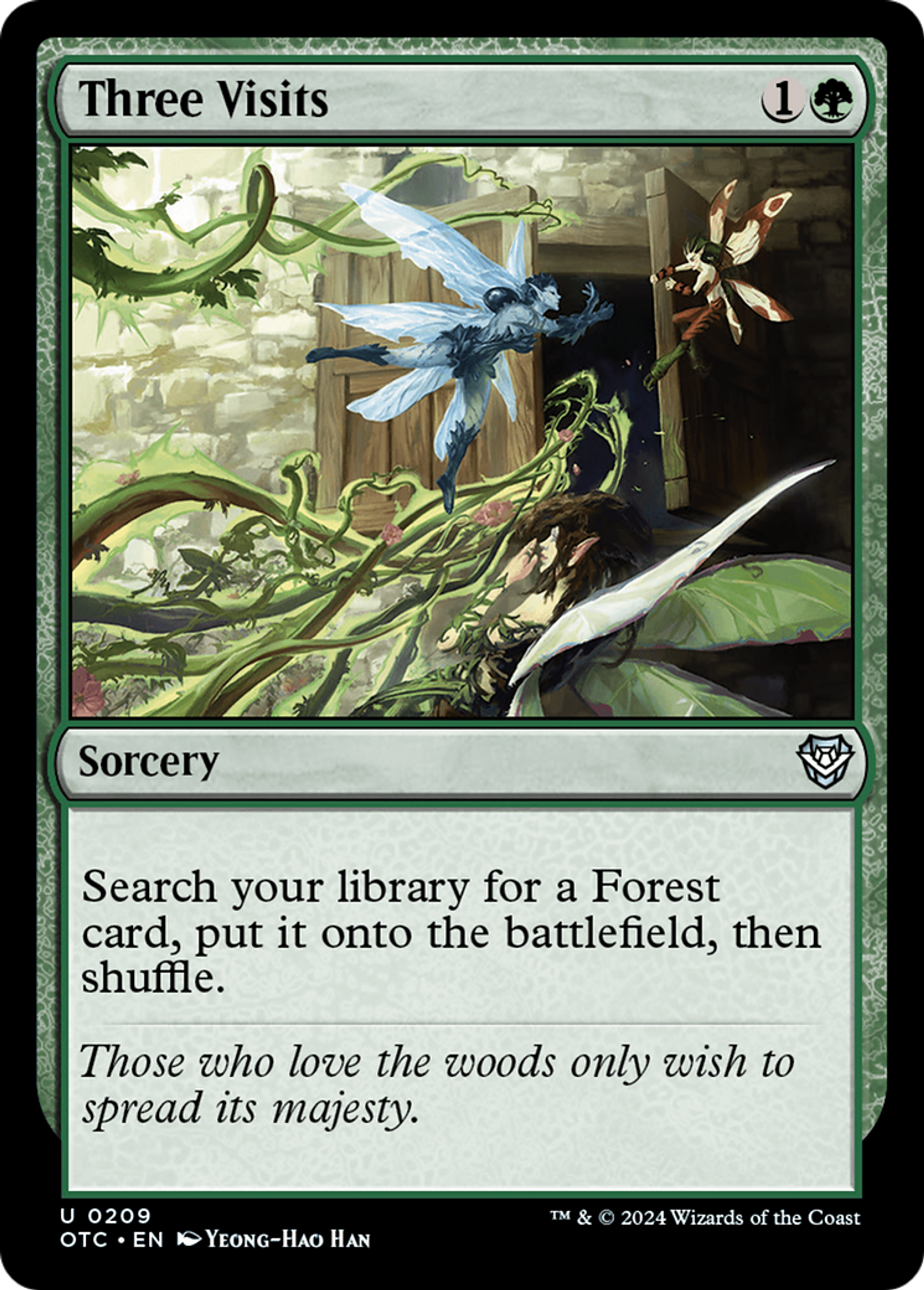 Trois visites — Outlaws of Thunder Junction Commander — Magic: The Gathering