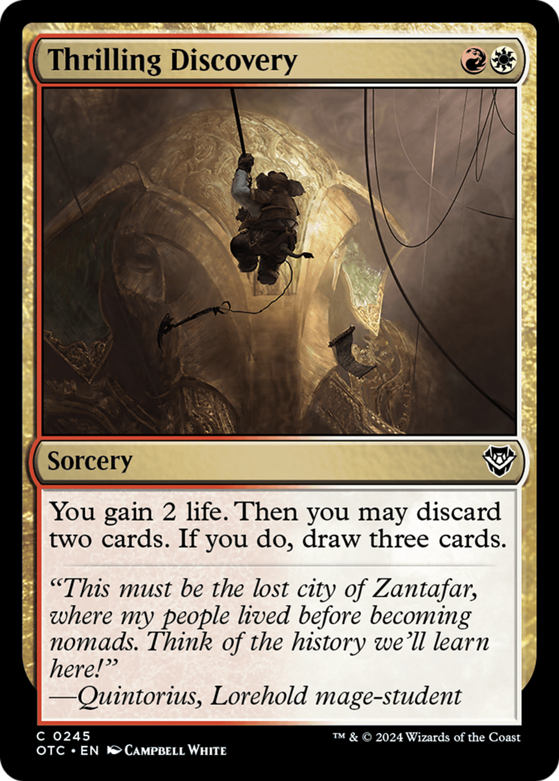 Découverte fascinante — Outlaws of Thunder Junction Commander — Magic: The Gathering