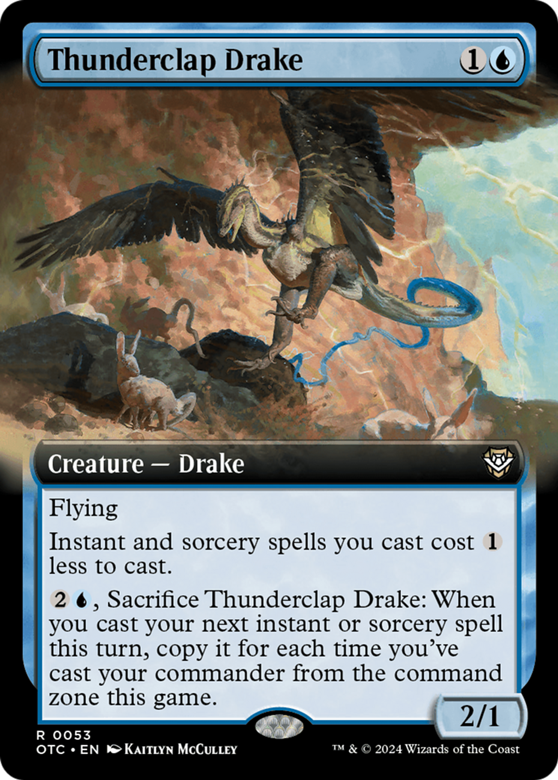 Drakôn du tonnerre — Outlaws of Thunder Junction Commander — Magic: The Gathering
