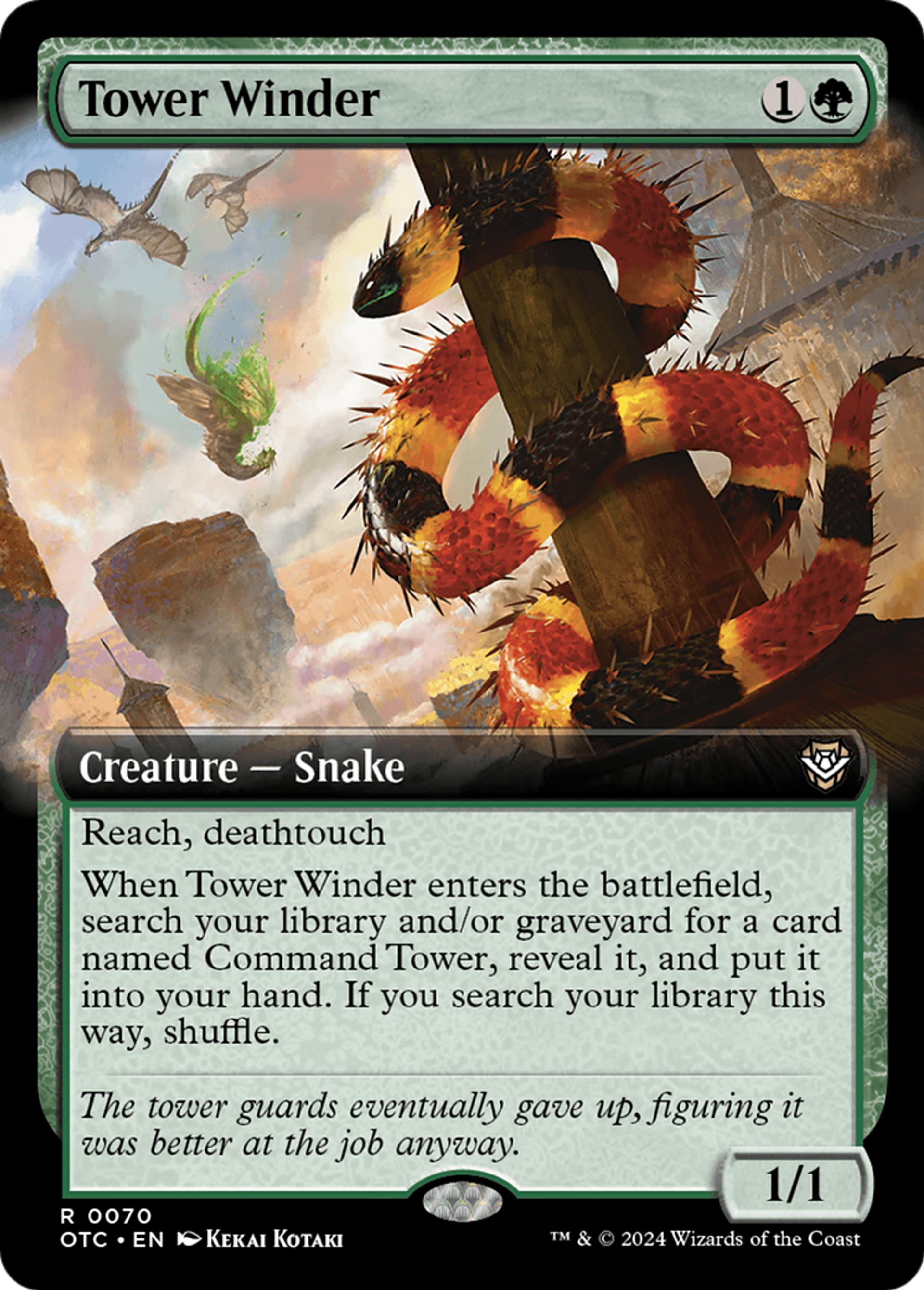 Crotale des tours — Outlaws of Thunder Junction Commander — Magic: The Gathering