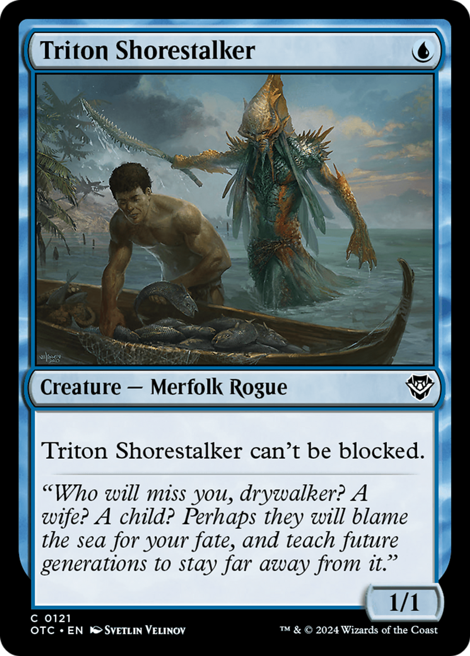 Pisteur des côtes triton — Outlaws of Thunder Junction Commander — Magic: The Gathering