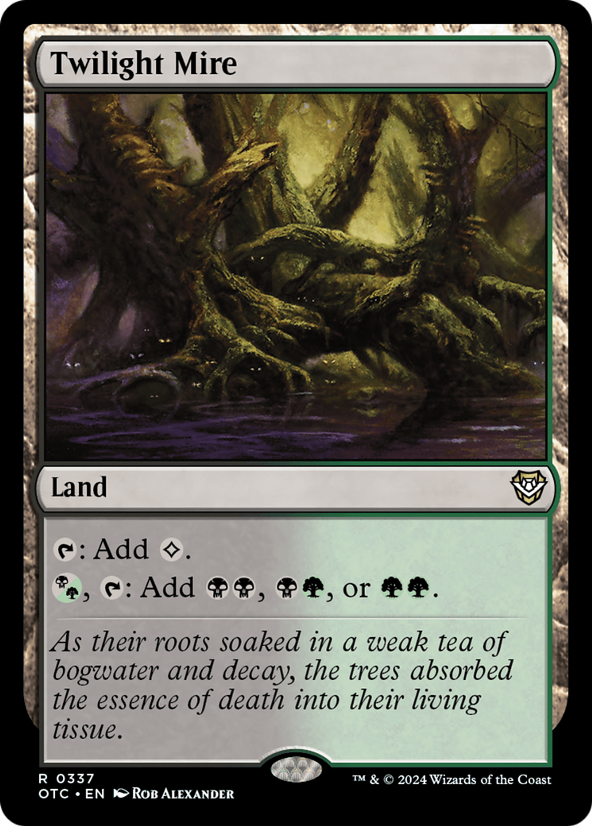 Twilight Mire — Outlaws of Thunder Junction Commander — Magic: The Gathering