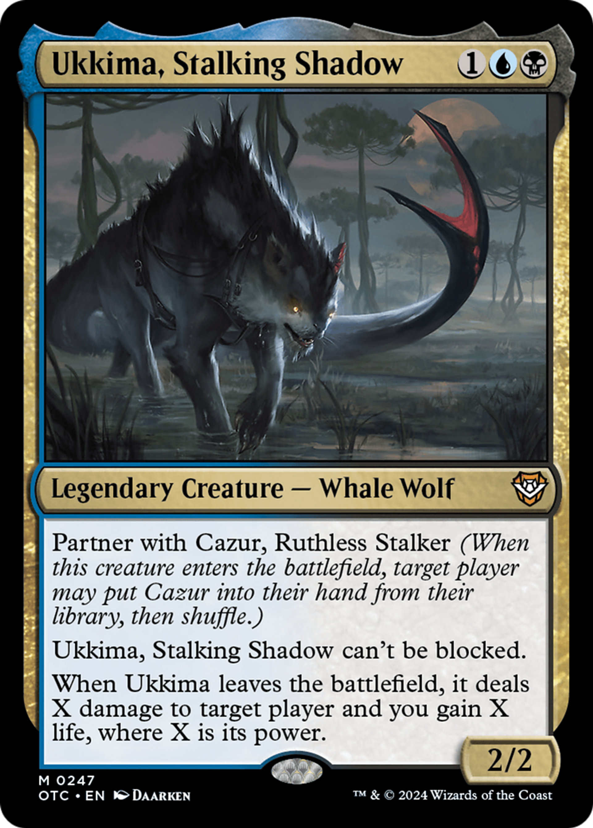 Ukkima, ombre en chasse — Outlaws of Thunder Junction Commander — Magic: The Gathering